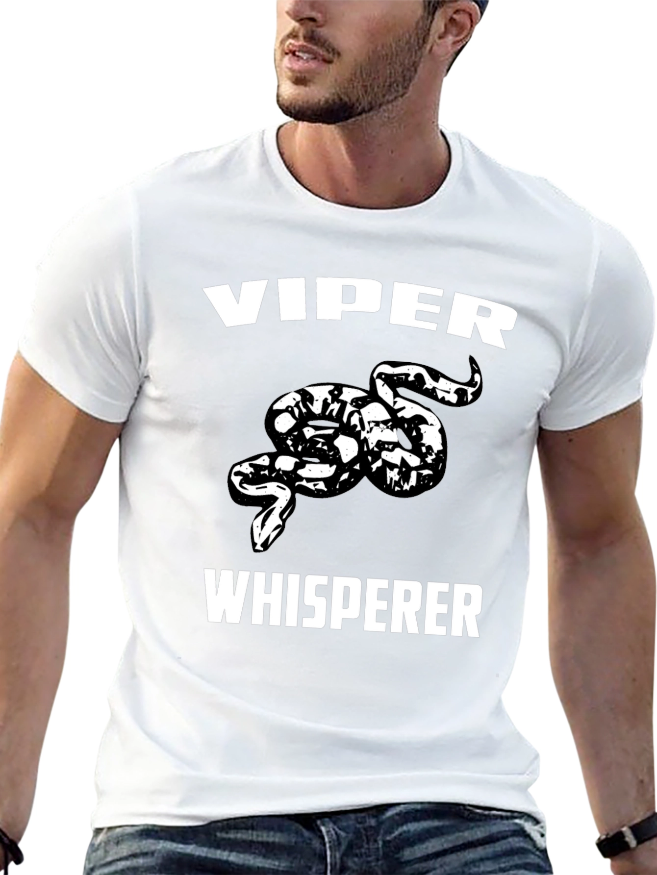 Viper Whisperer Graphic T-Shirt - Black