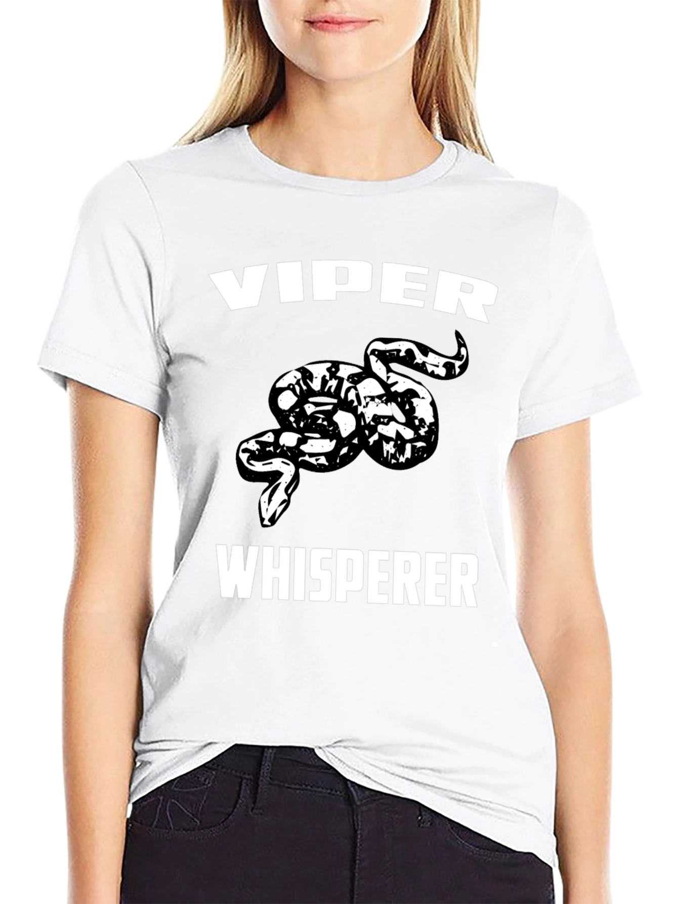 Viper Whisperer Graphic T-Shirt - Black