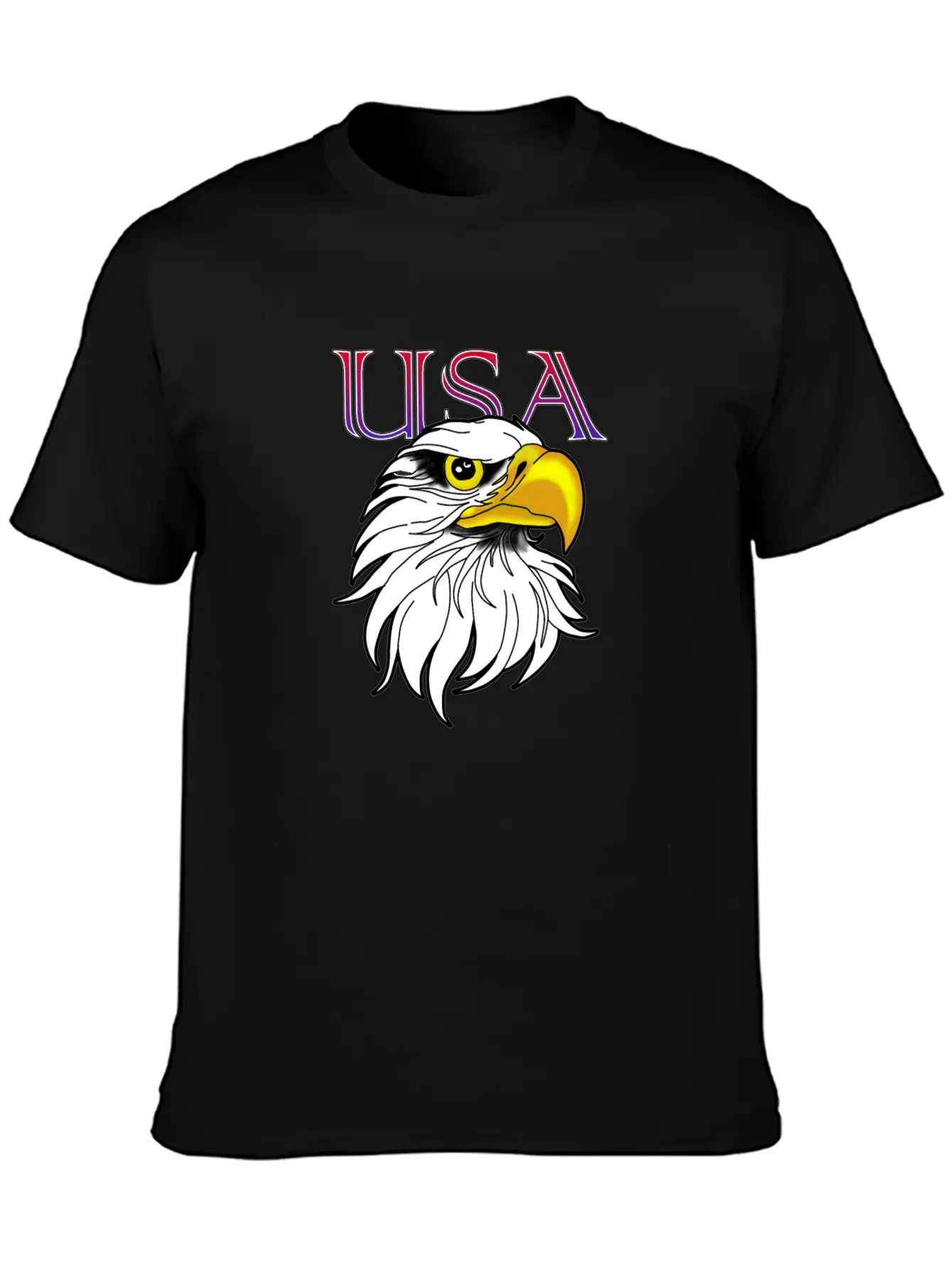 USA Eagle Lightweight Cotton T-Shirt – Daily Comfort Graphic Shirt