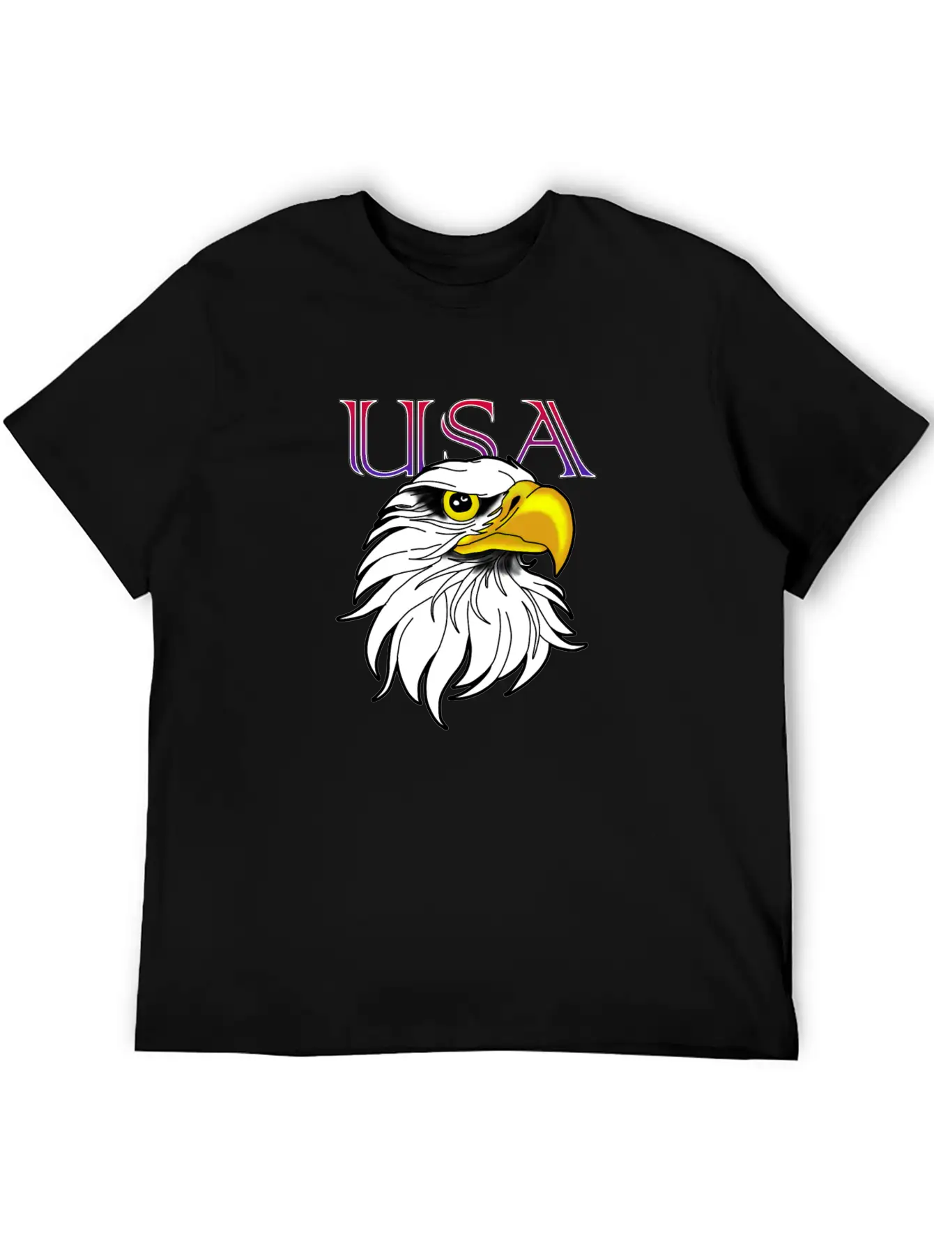 USA Eagle Lightweight Cotton T-Shirt – Daily Comfort Graphic Shirt