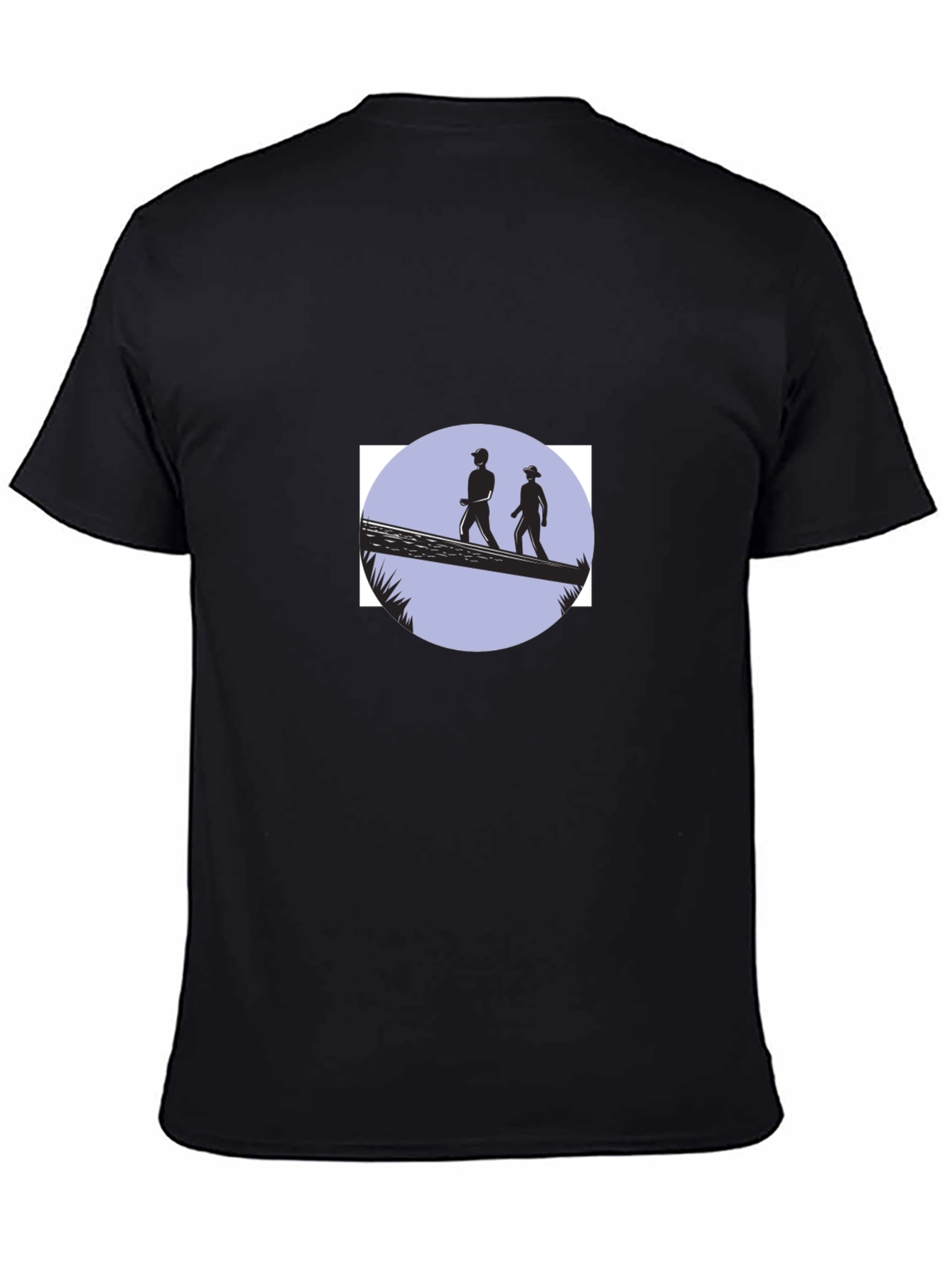 Adventure Seeker Tee - Black Cotton Graphic T-Shirt