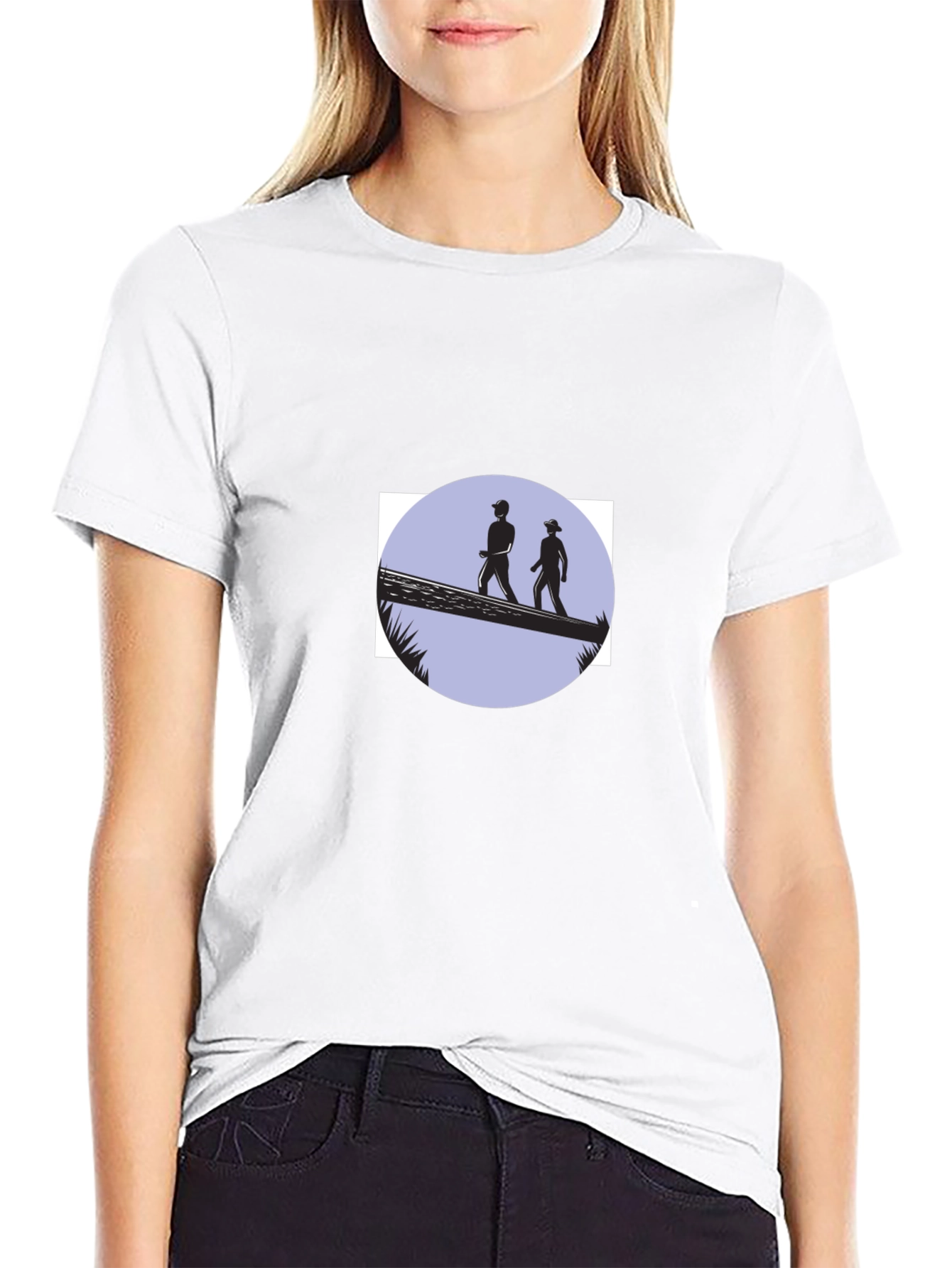Adventure Seeker Tee - Black Cotton Graphic T-Shirt