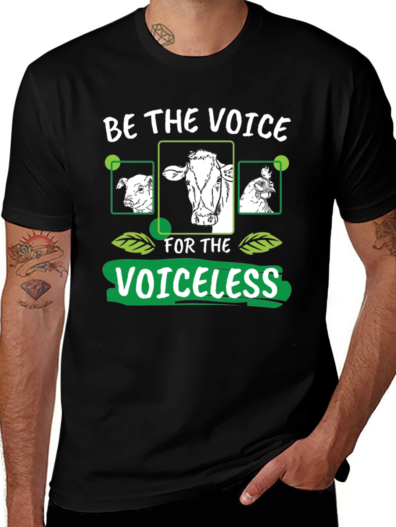 Vegan Be the Voice Graphic Tee