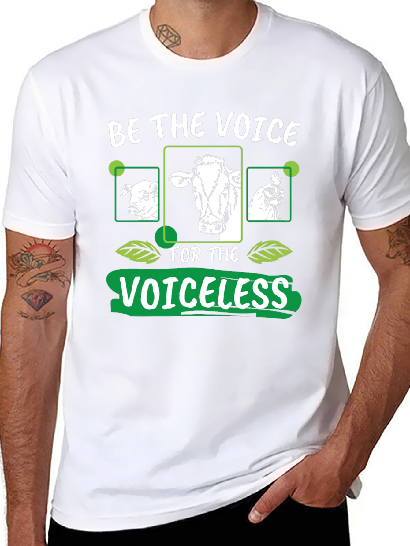 Vegan Be the Voice Graphic Tee