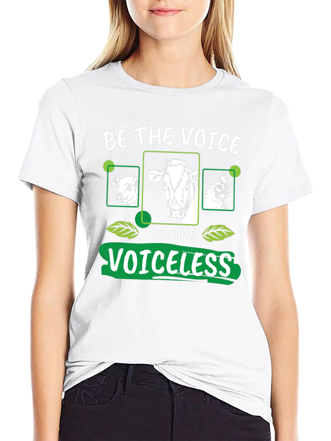 Vegan Be the Voice Graphic Tee