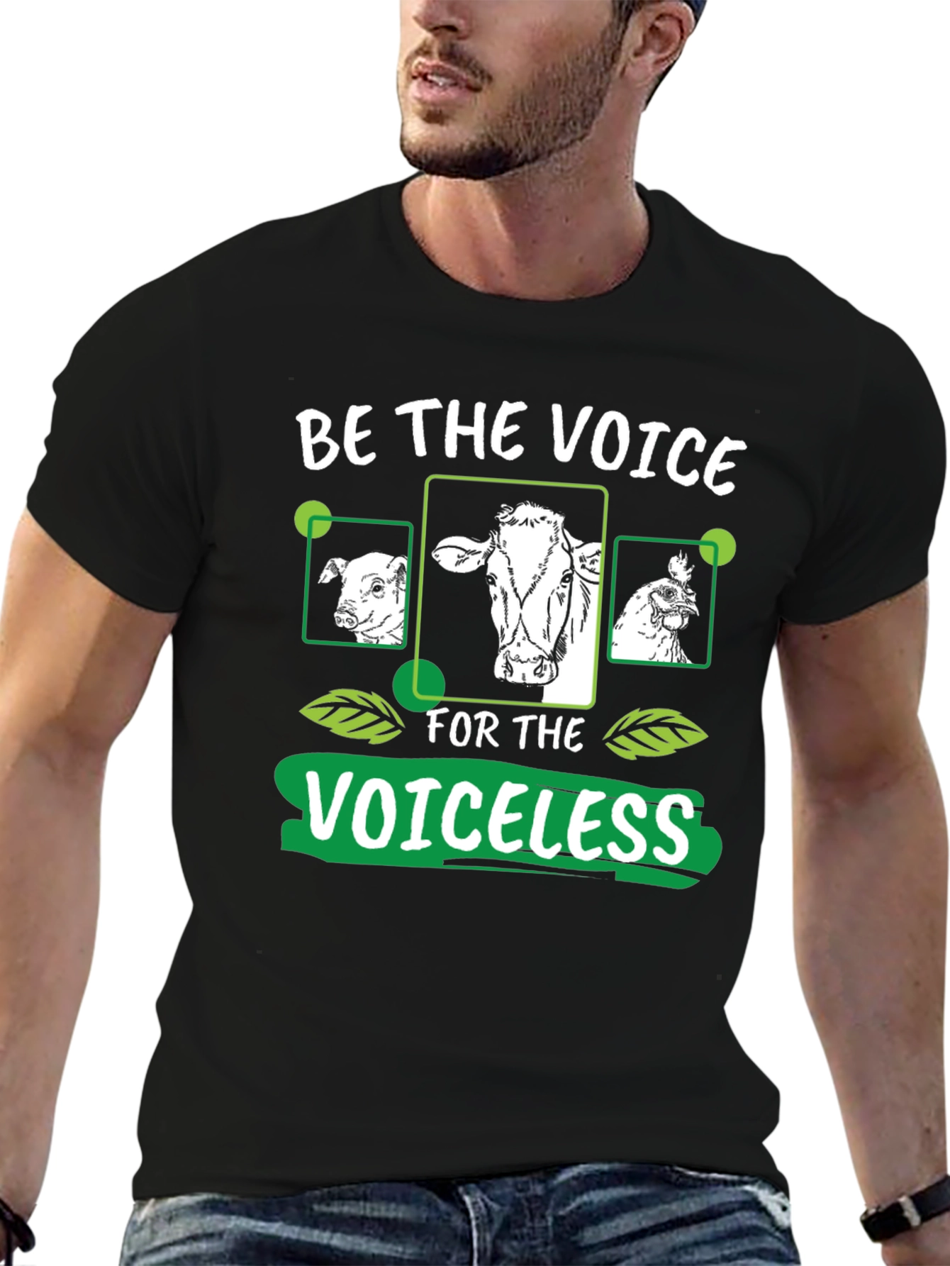 Vegan Be the Voice Graphic Tee