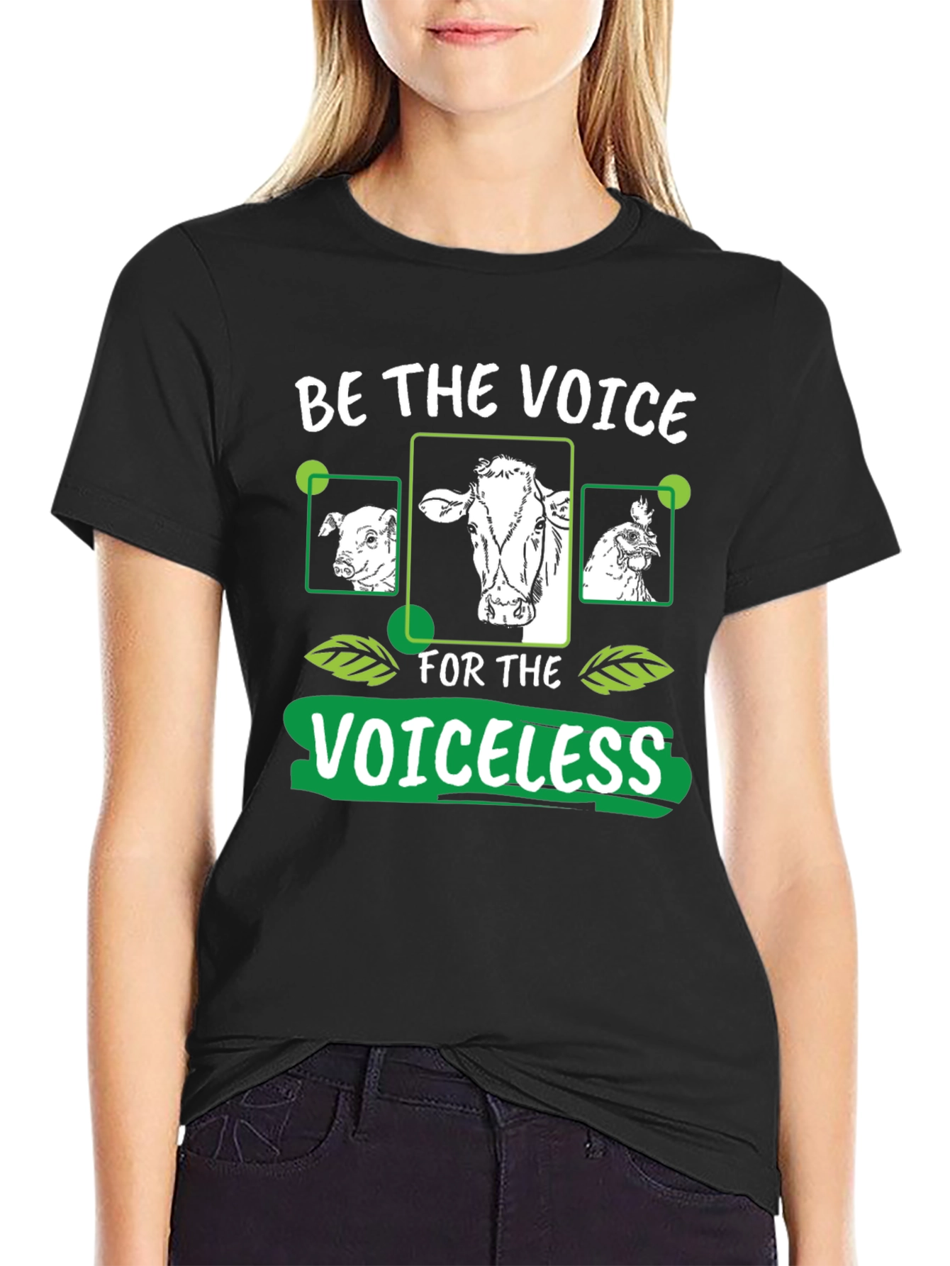 Vegan Be the Voice Graphic Tee