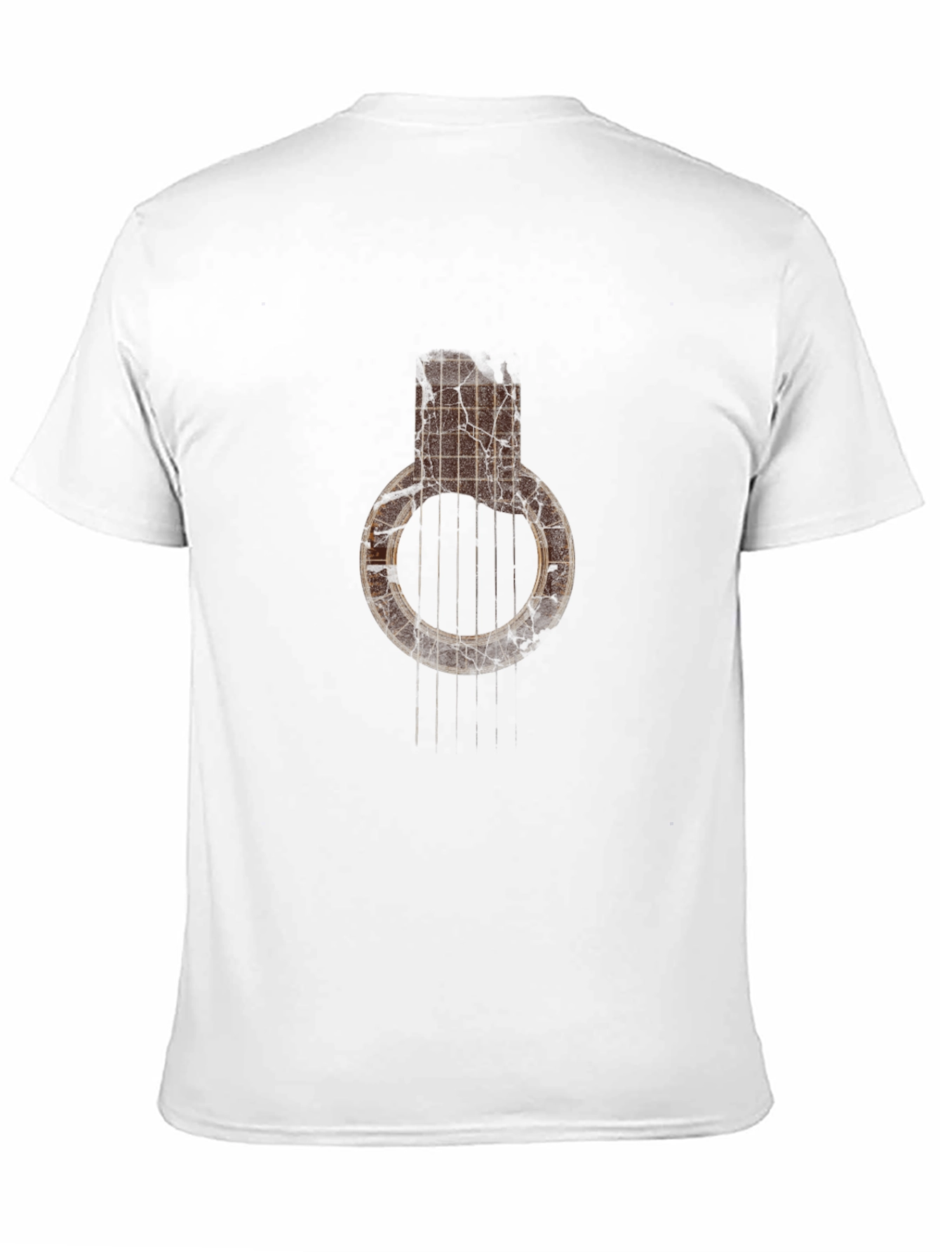 Rustic Guitar Grenade T-Shirt - Music Lover Tee