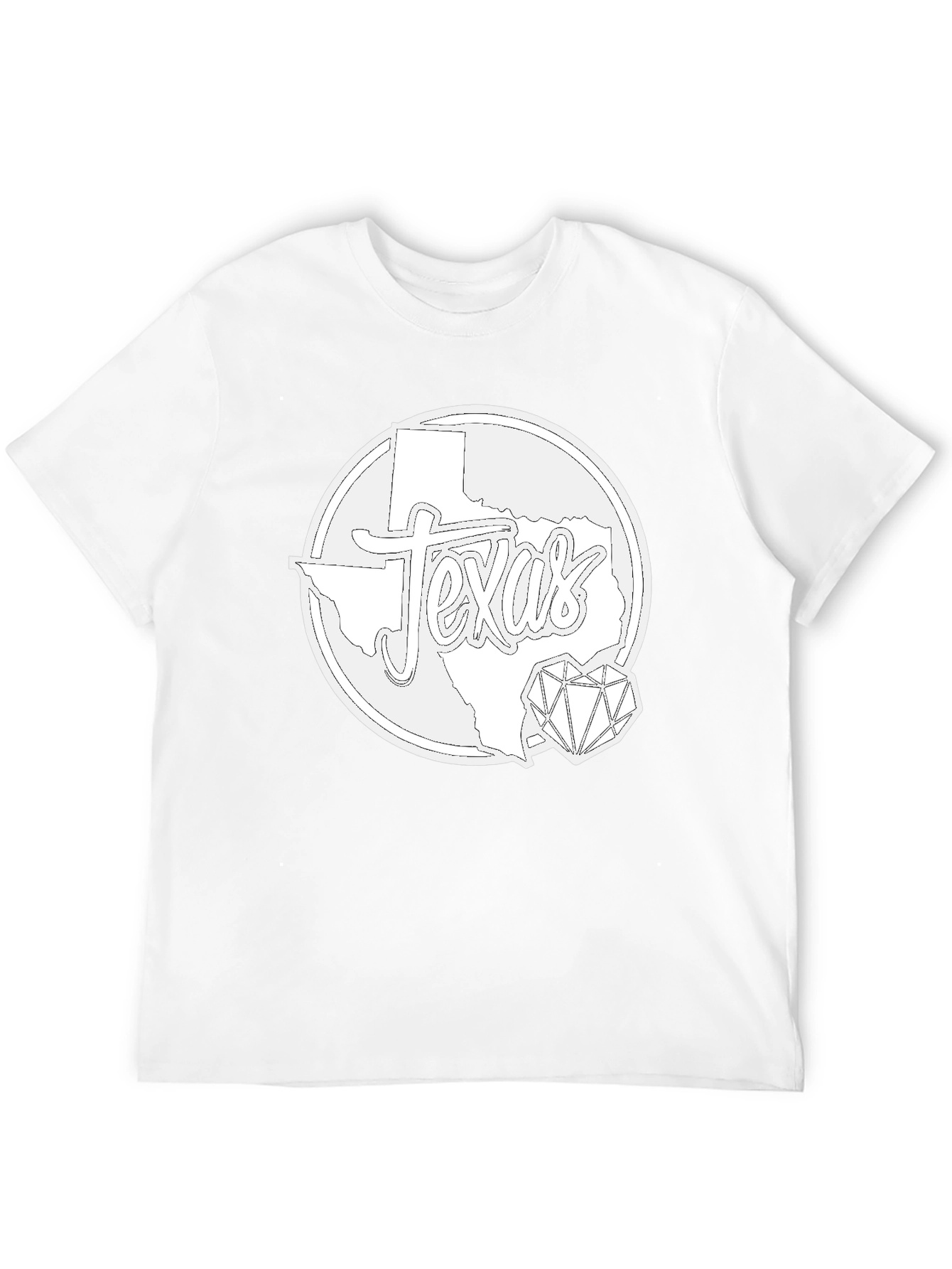 Texas State Pride Graphic Tee - Black Cotton T-Shirt