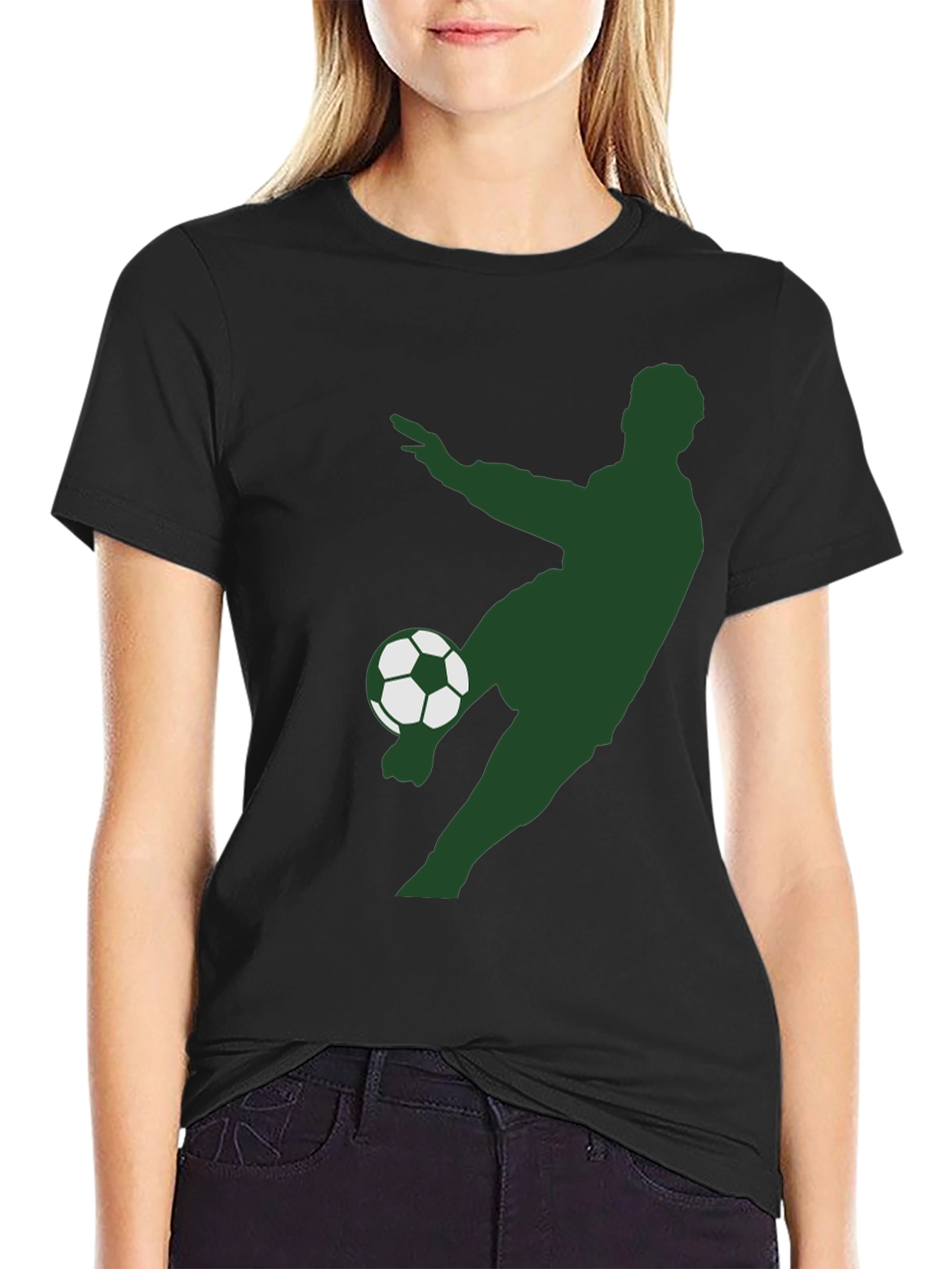Soccer Player Graphic T-Shirt