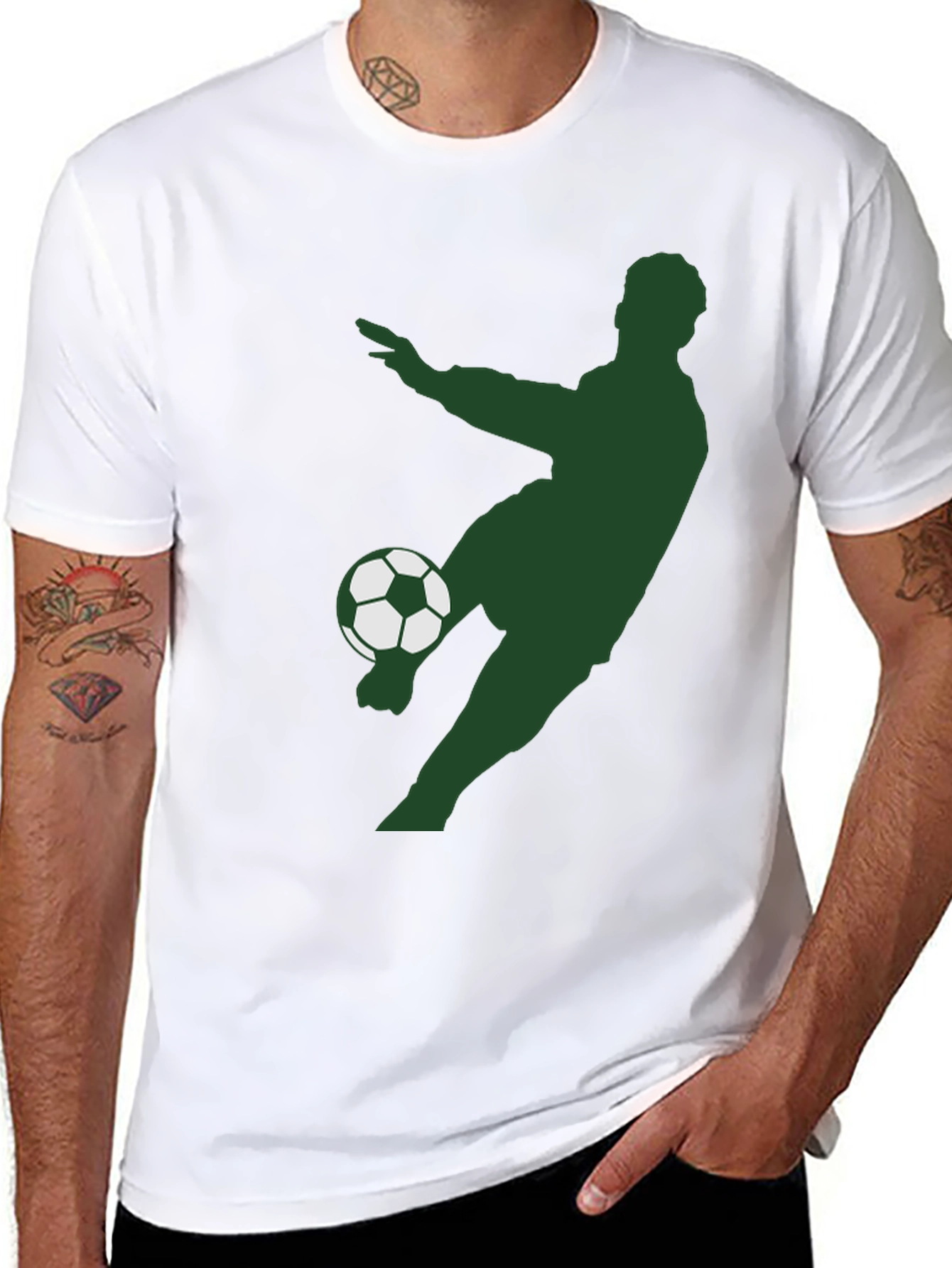 Soccer Player Graphic T-Shirt