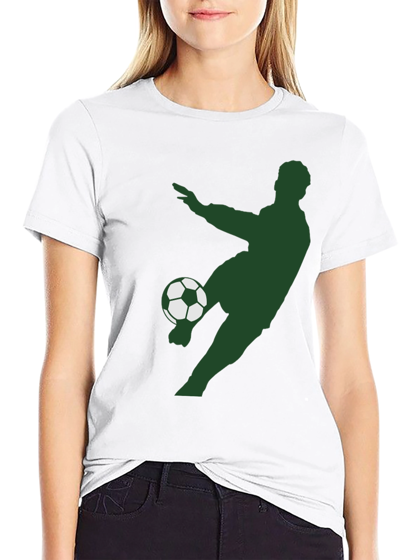 Soccer Player Graphic T-Shirt