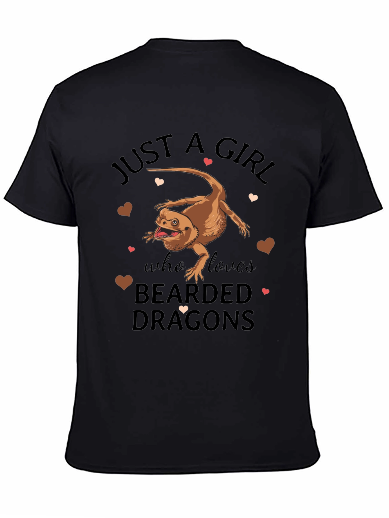 Bearded Dragon Girls T-Shirt - Lizard Lover