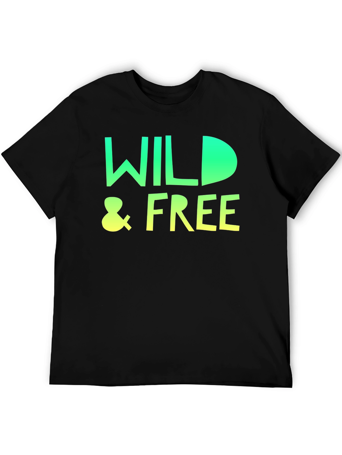 Wild & Free Graphic Print Crew Neck T-Shirt