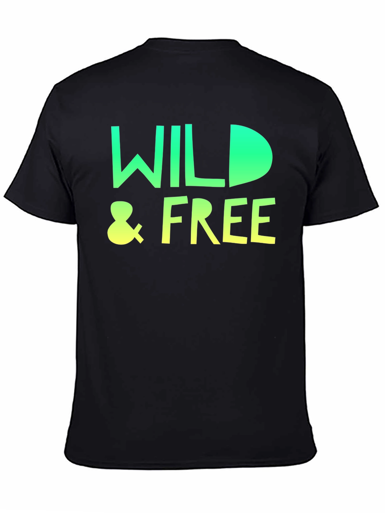 Wild & Free Graphic Print Crew Neck T-Shirt