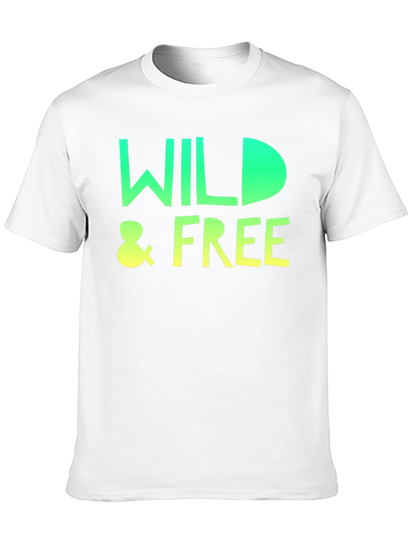 Wild & Free Graphic Print Crew Neck T-Shirt