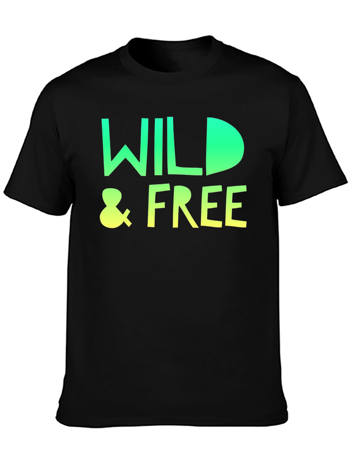 Wild & Free Graphic Print Crew Neck T-Shirt