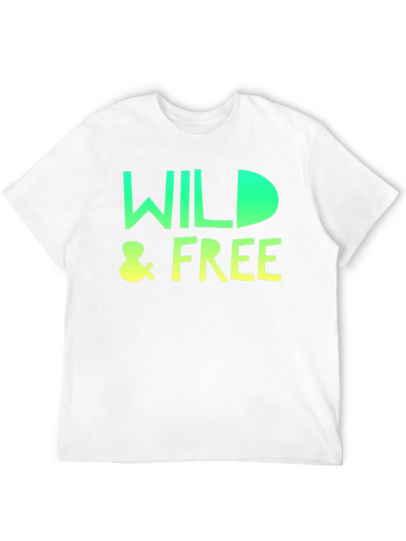 Wild & Free Graphic Print Crew Neck T-Shirt