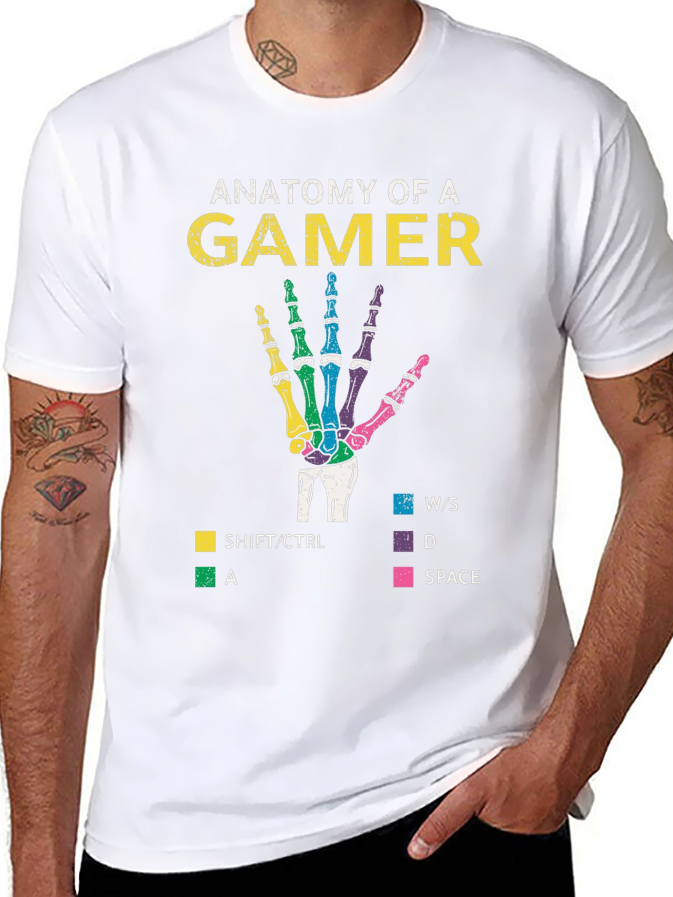 Anatomy of a Gamer T-Shirt