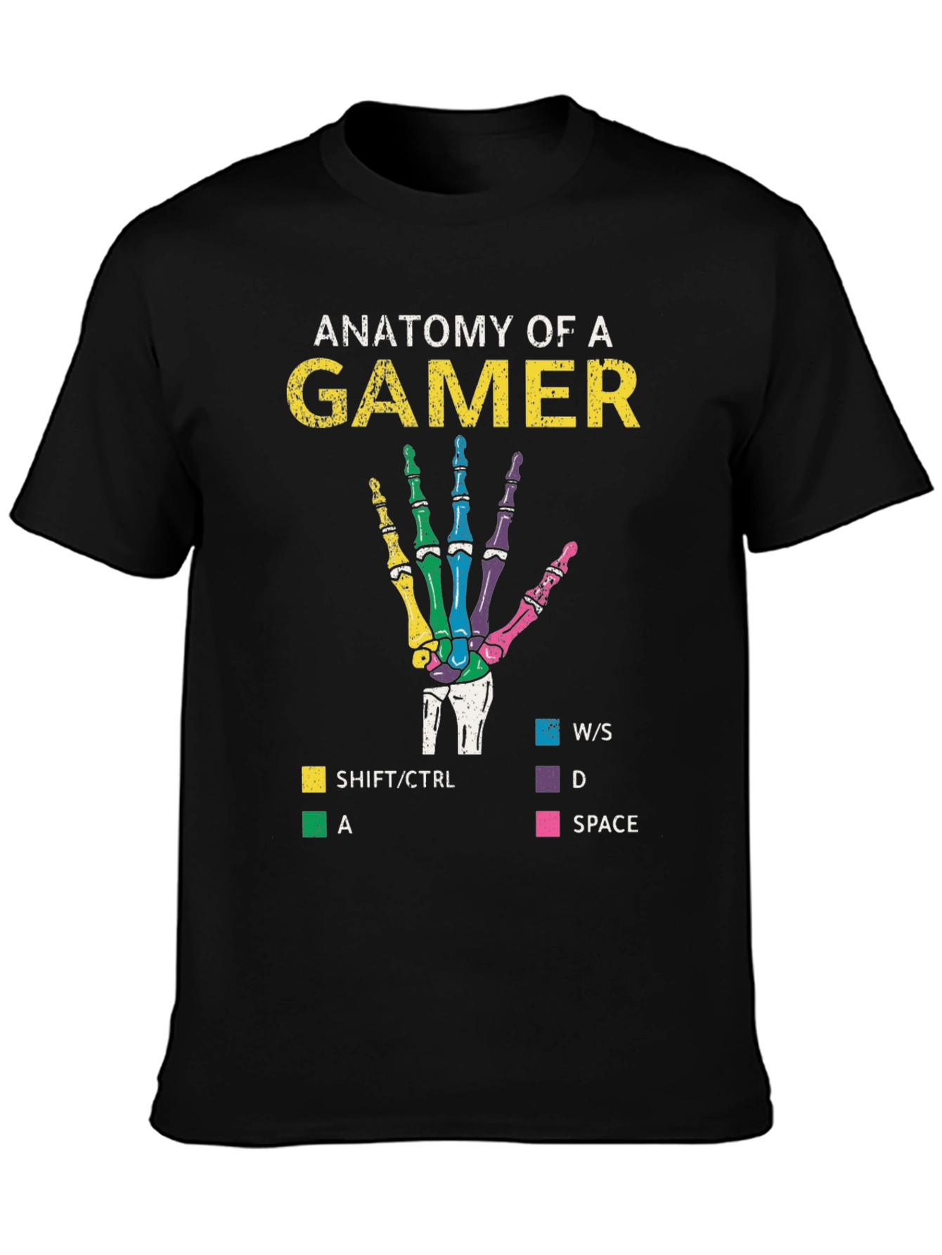Anatomy of a Gamer T-Shirt