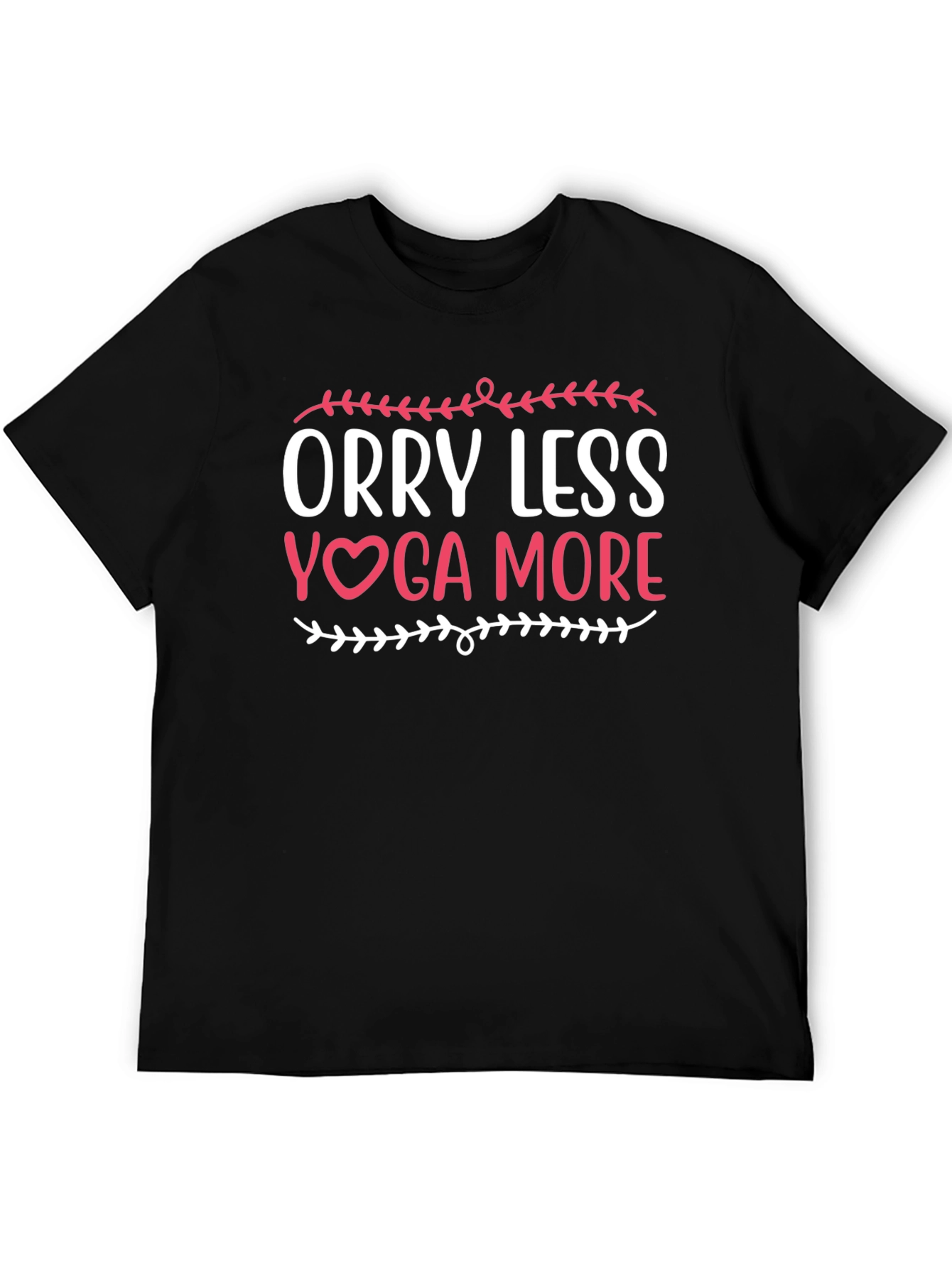 Worry Less Yoga More Graphic T-Shirt