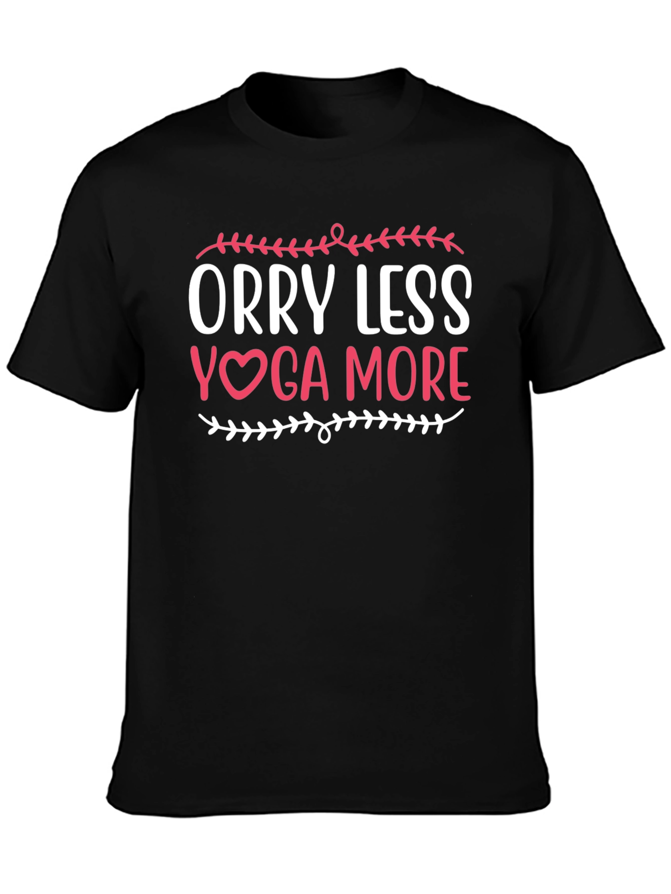 Worry Less Yoga More Graphic T-Shirt