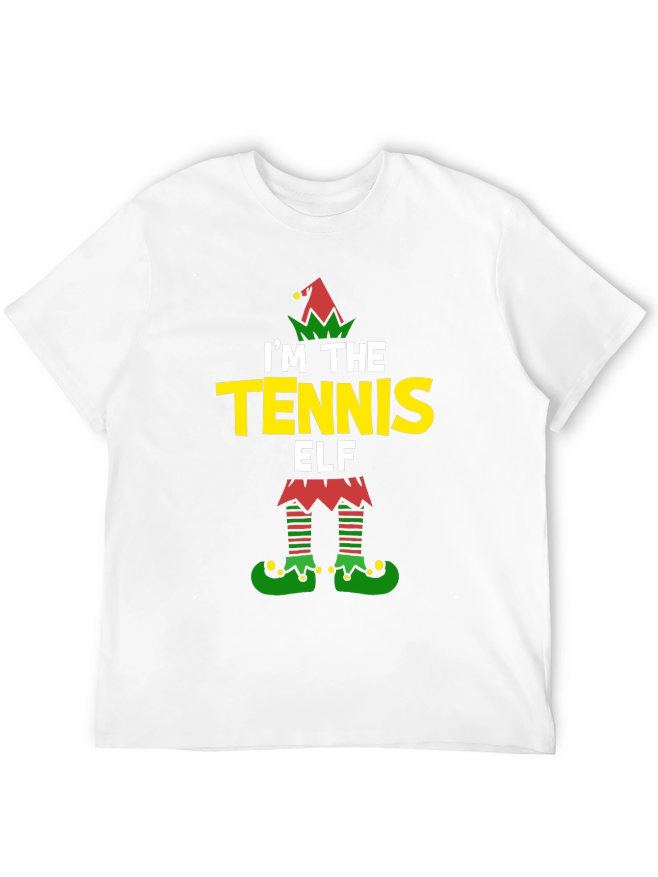 Tennis Elf Holiday T-Shirt