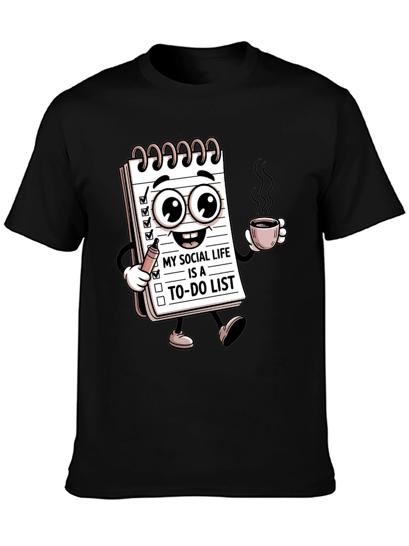 Social Life To-Do List Funny T-Shirt