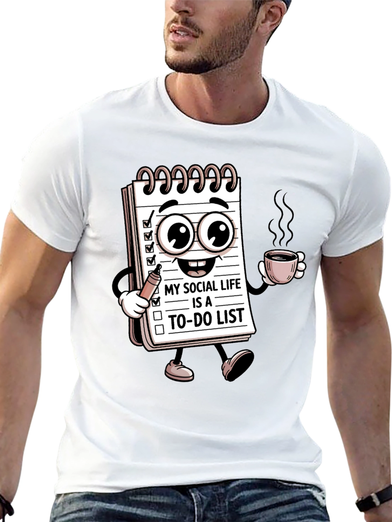 Social Life To-Do List Funny T-Shirt