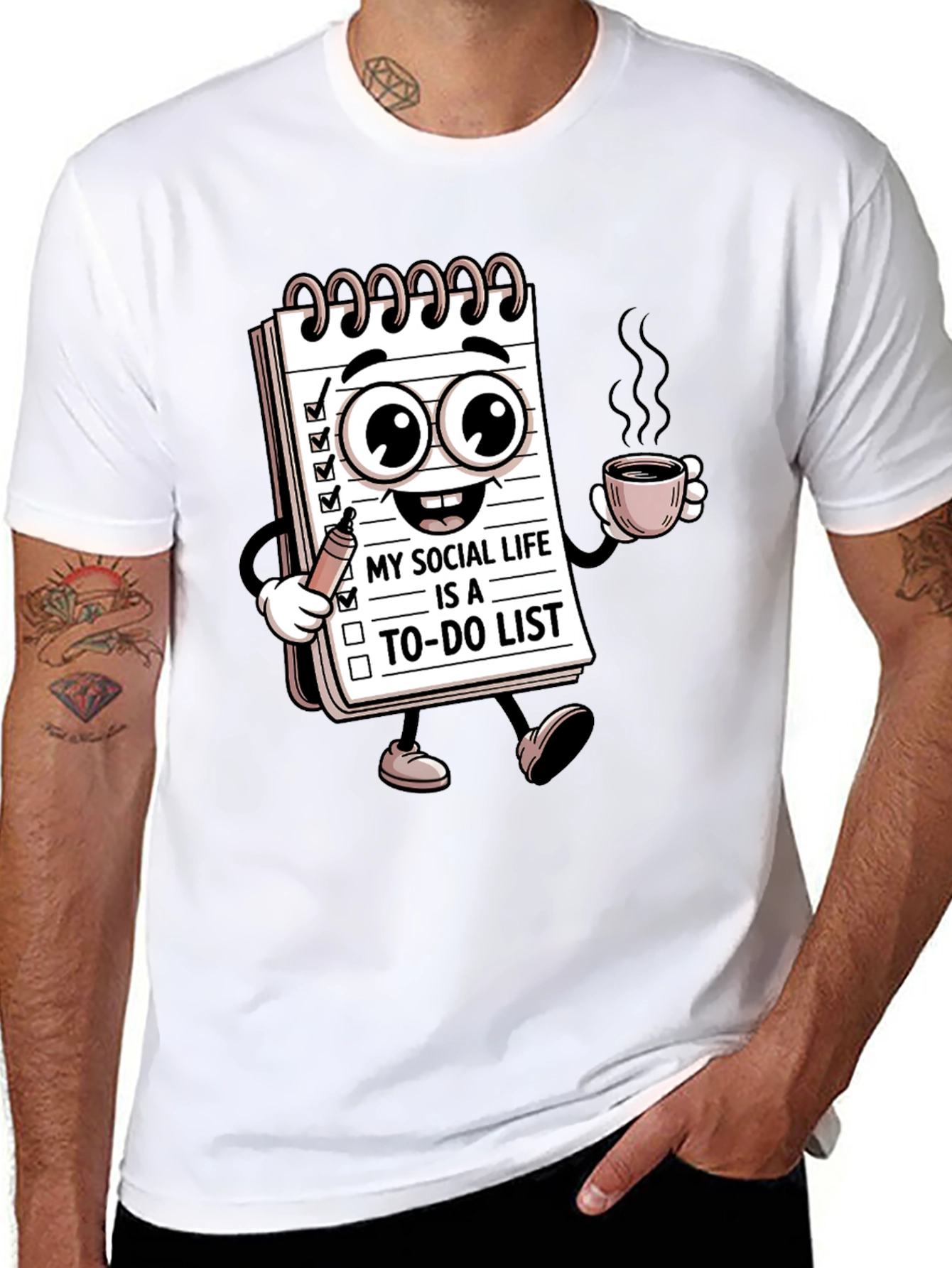 Social Life To-Do List Funny T-Shirt