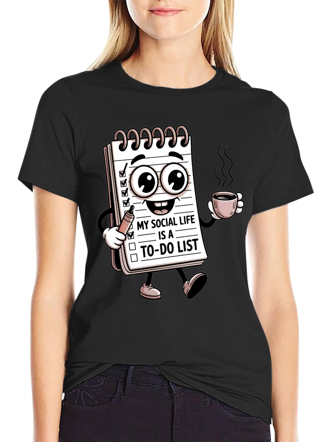 Social Life To-Do List Funny T-Shirt