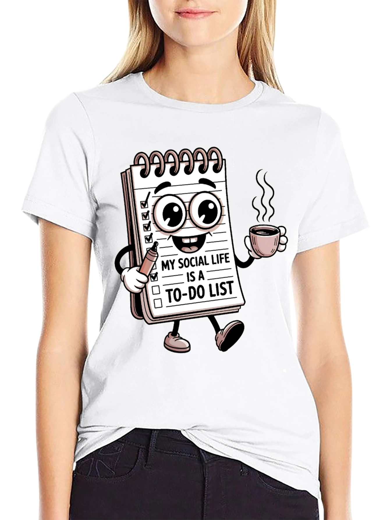 Social Life To-Do List Funny T-Shirt