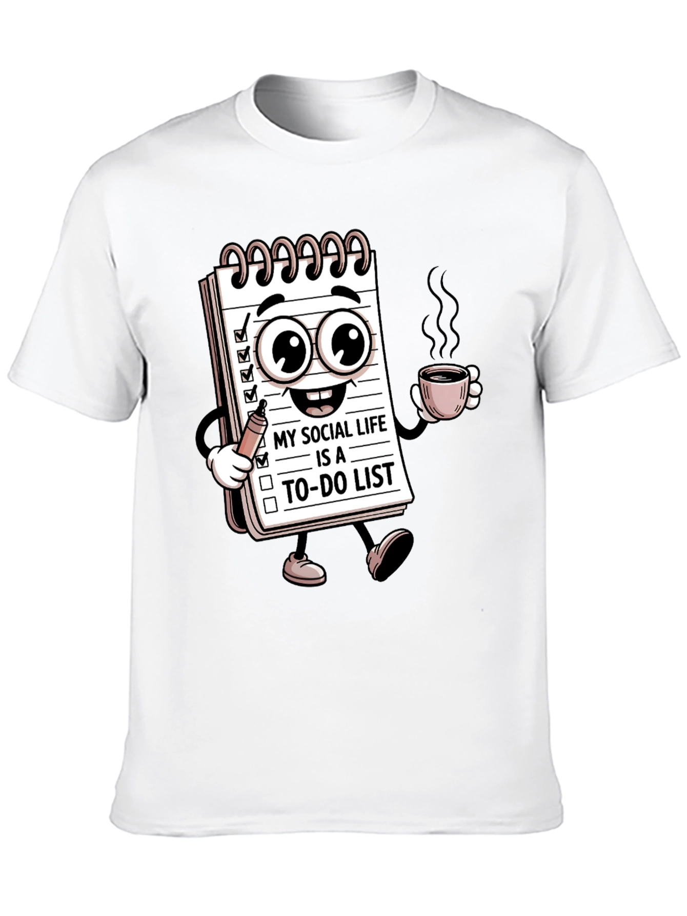 Social Life To-Do List Funny T-Shirt