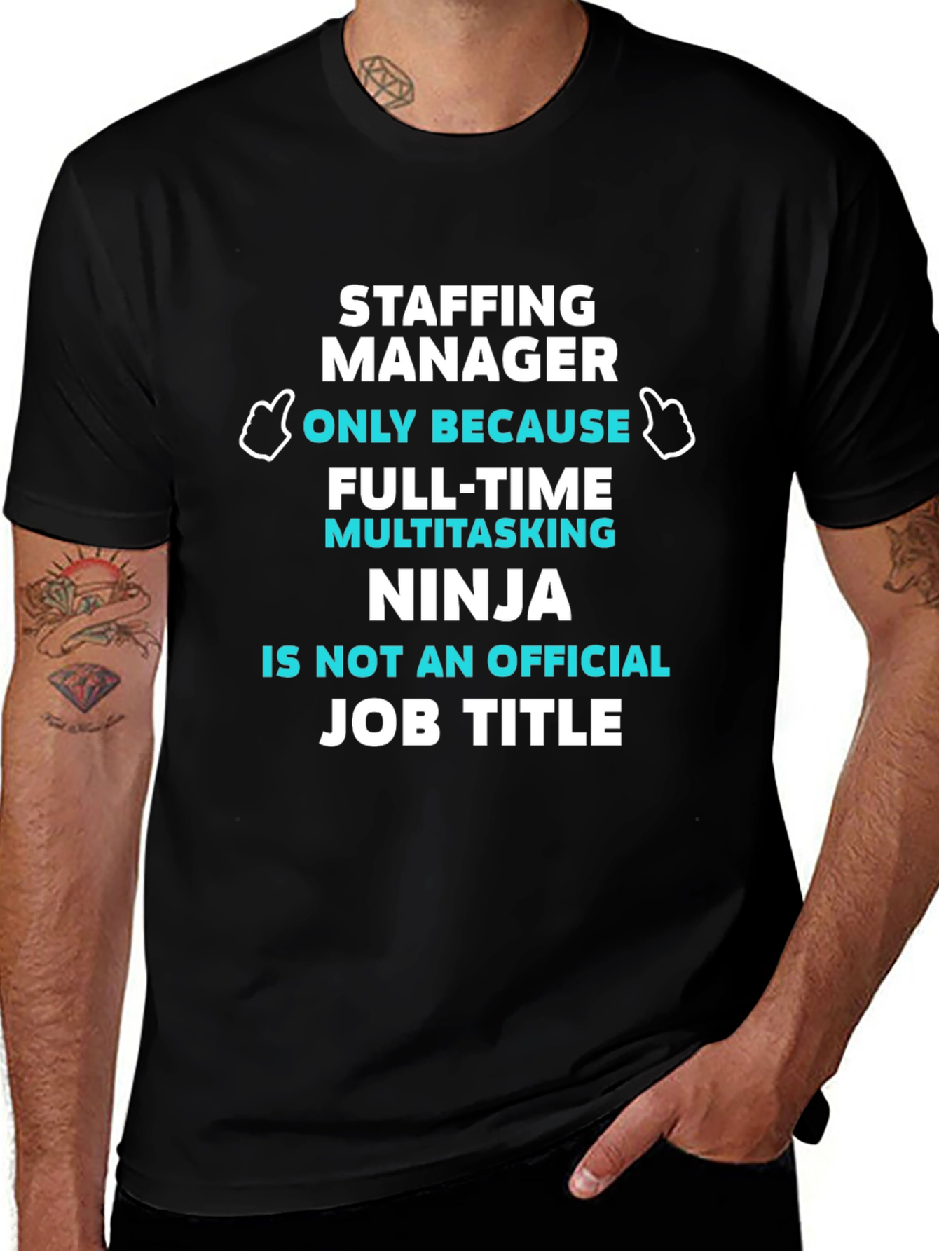 Staffing Manager T-Shirt - Multitasking Ninja