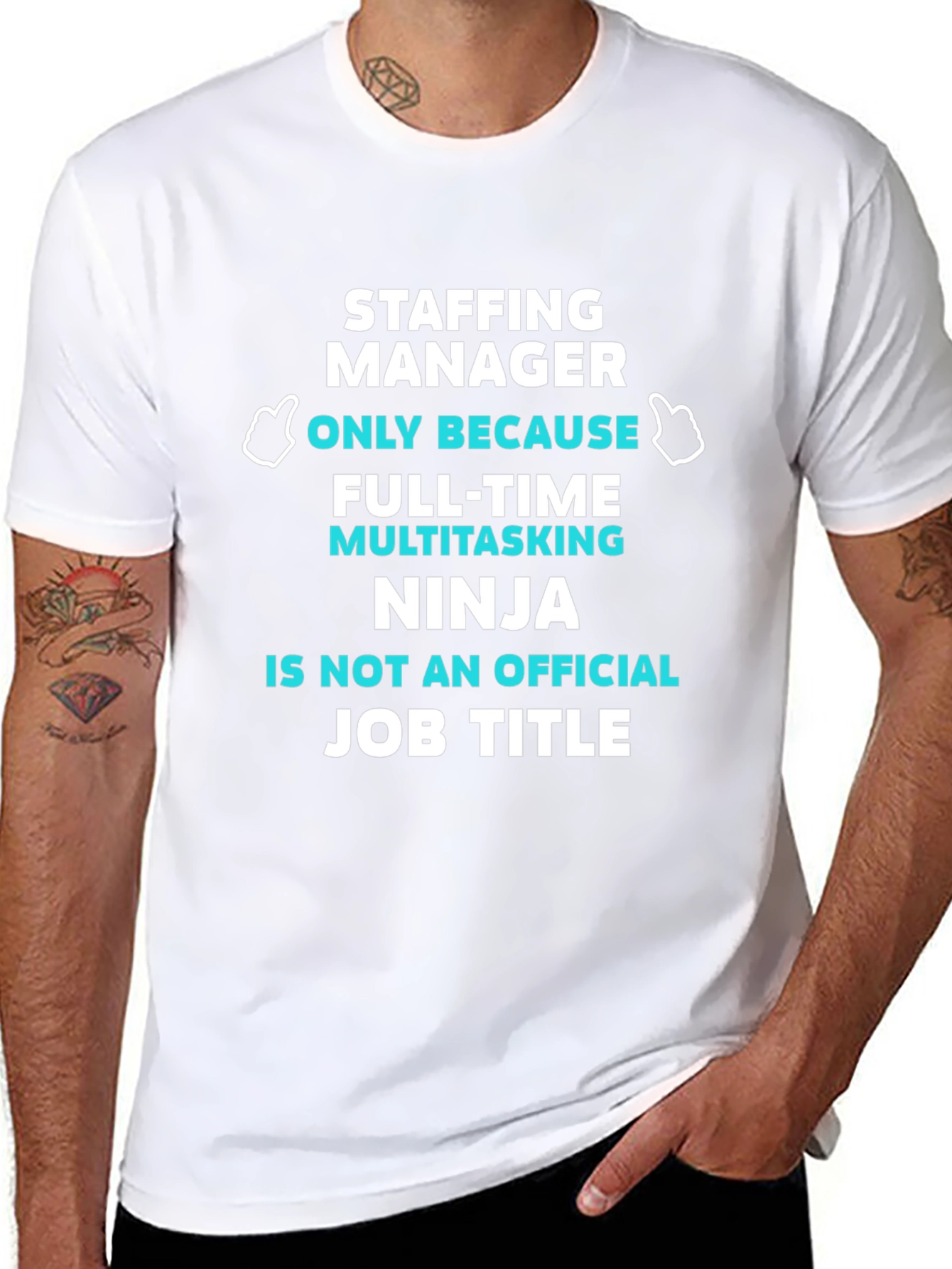 Staffing Manager T-Shirt - Multitasking Ninja