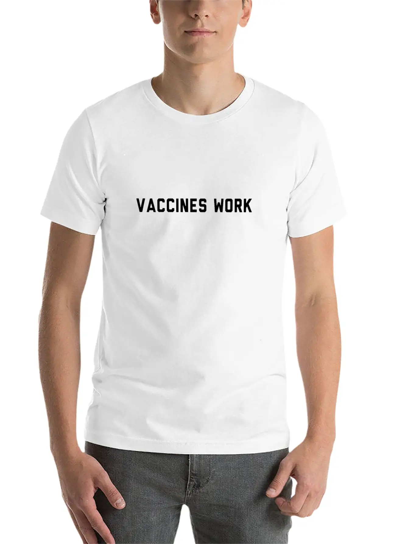 Vaccines Work - Pro Vaccination Healthcare Lightweight Cotton T-Shirt – Daily Comfort Graphic Shirt