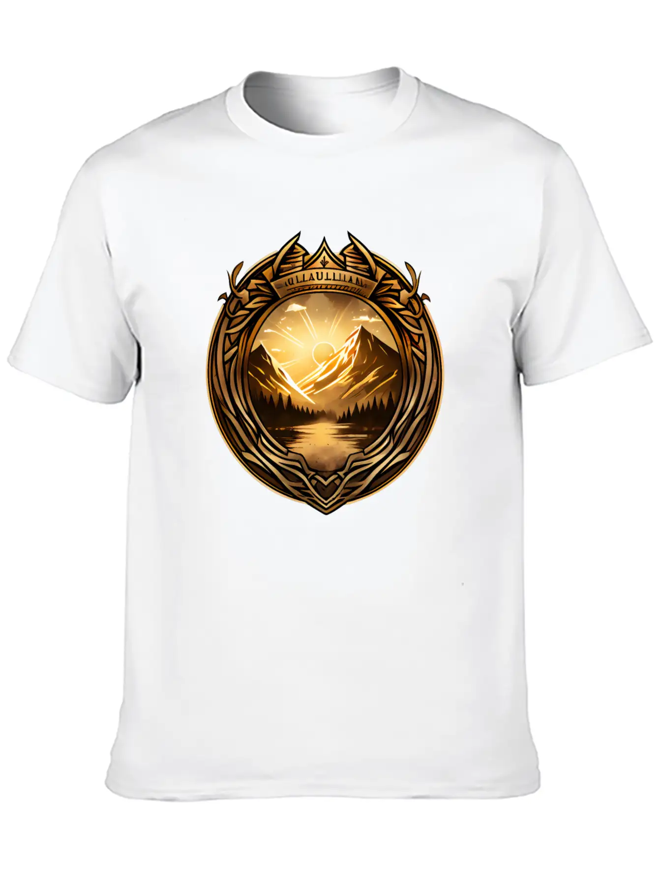 Valhalla Hiking Lightweight Cotton T-Shirt – Daily Comfort Graphic Shirt