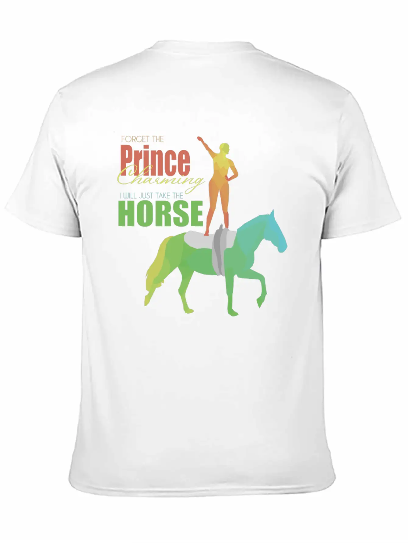 Vaulting Horse Lightweight Cotton T-Shirt – Daily Comfort Graphic Shirt