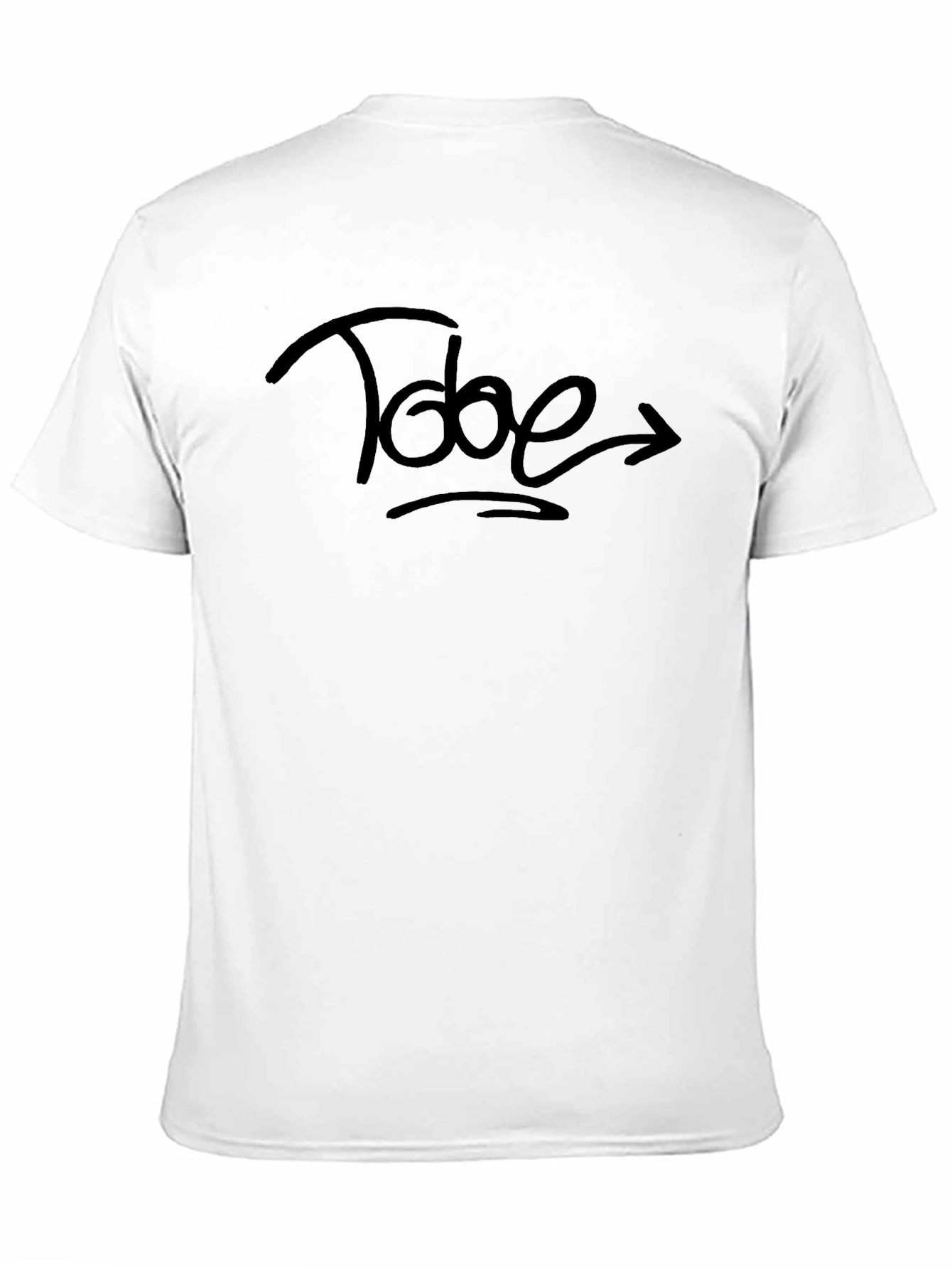 Tode Graphic Tee - Black Cotton Casual Wear