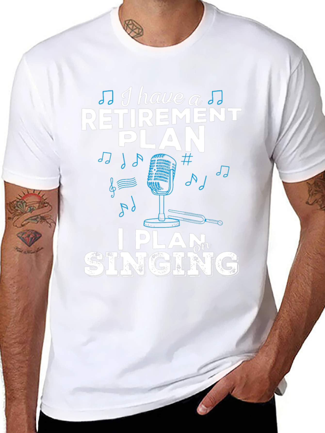 Retirement Singing Plan Graphic Tee