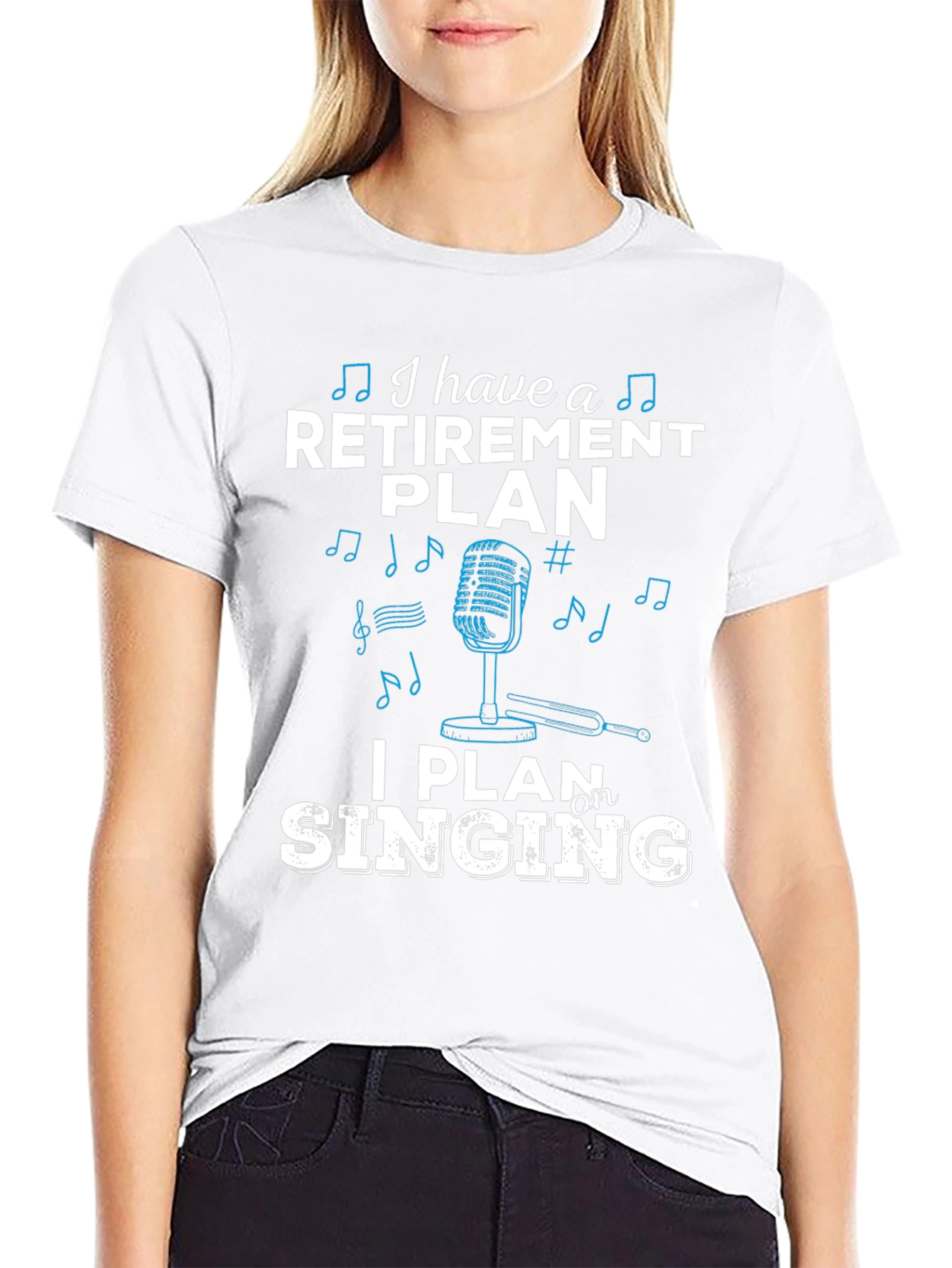 Retirement Singing Plan Graphic Tee