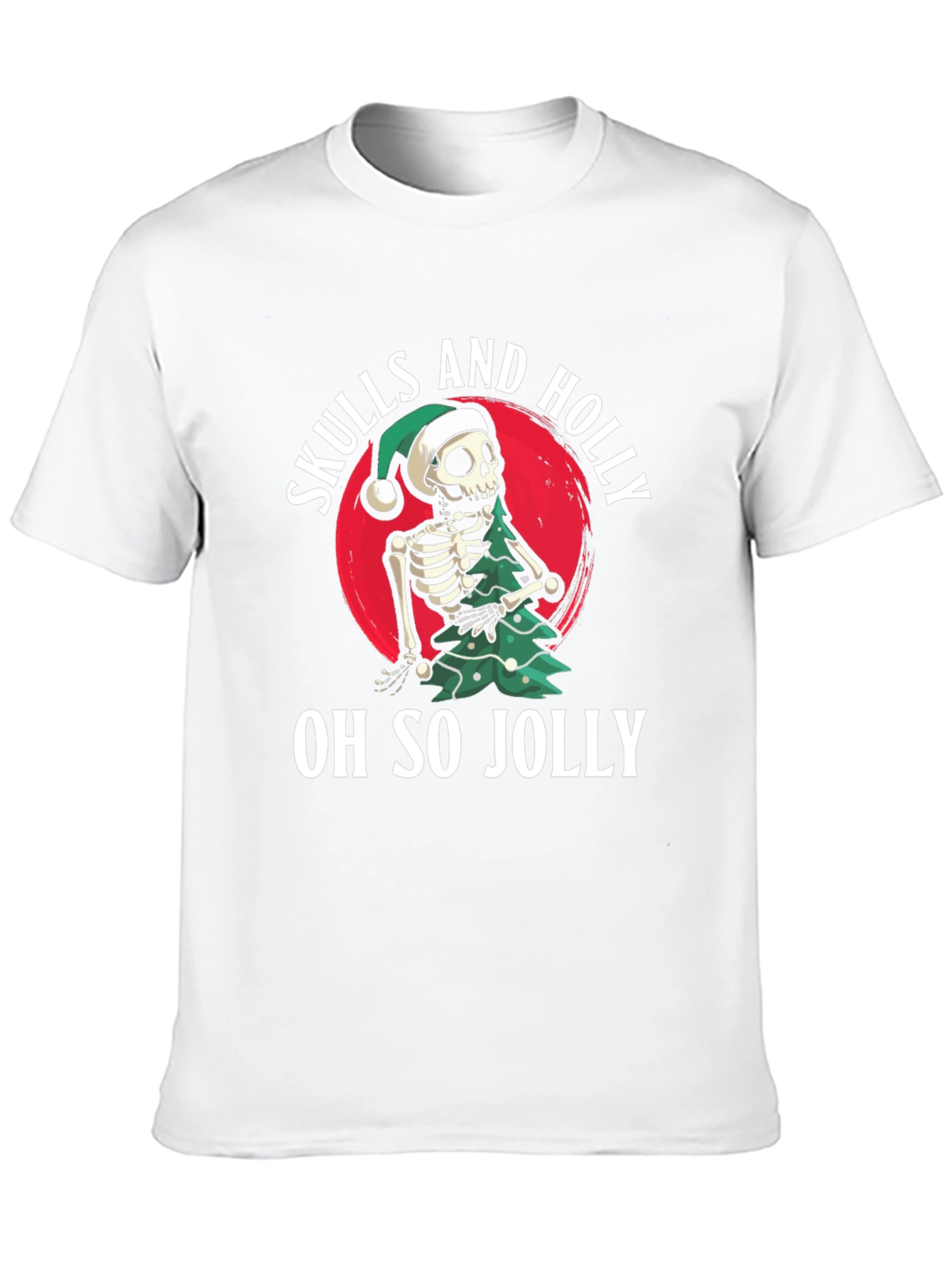 Skulls and Holly Oh So Jolly T-Shirt