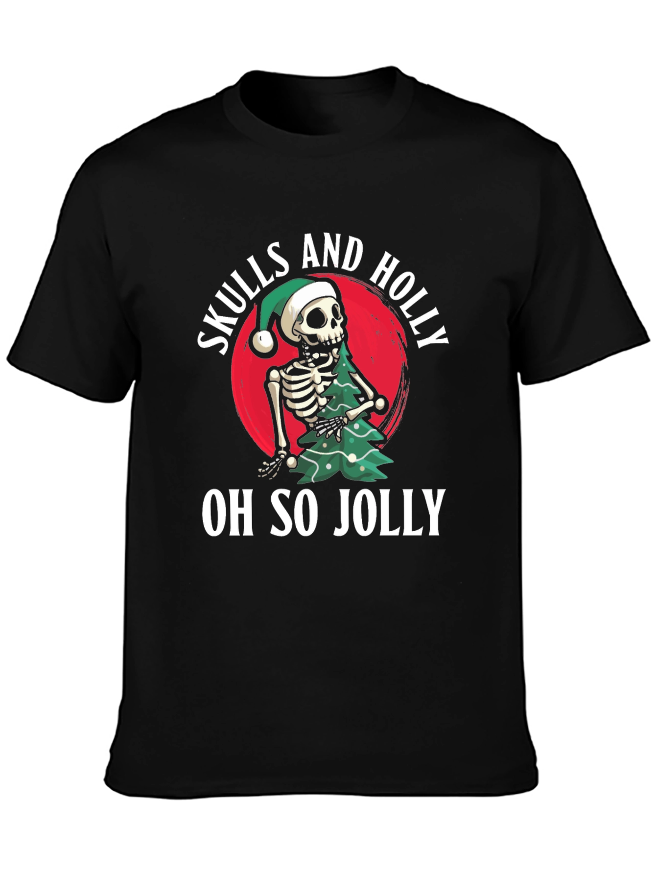 Skulls and Holly Oh So Jolly T-Shirt