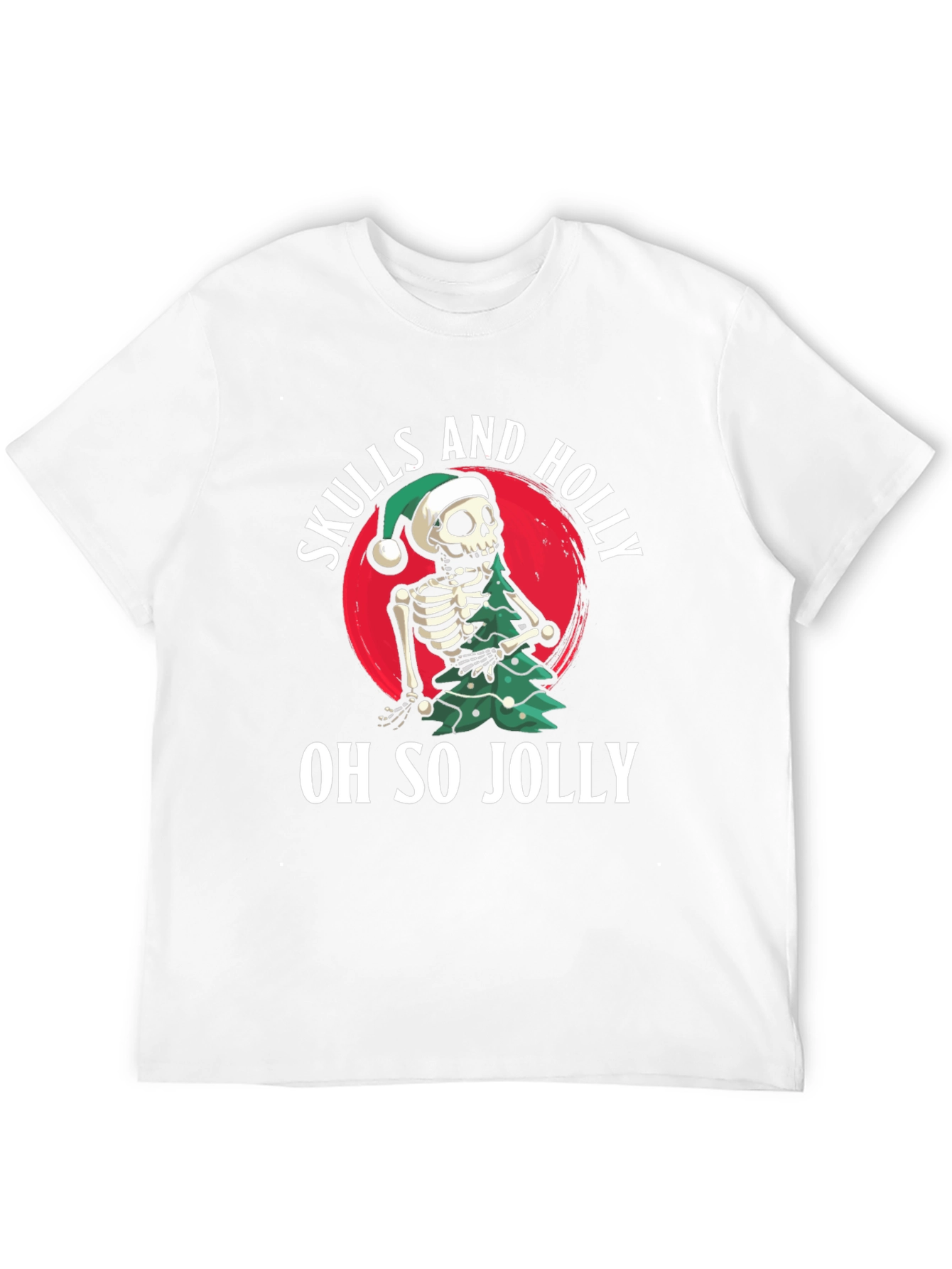 Skulls and Holly Oh So Jolly T-Shirt