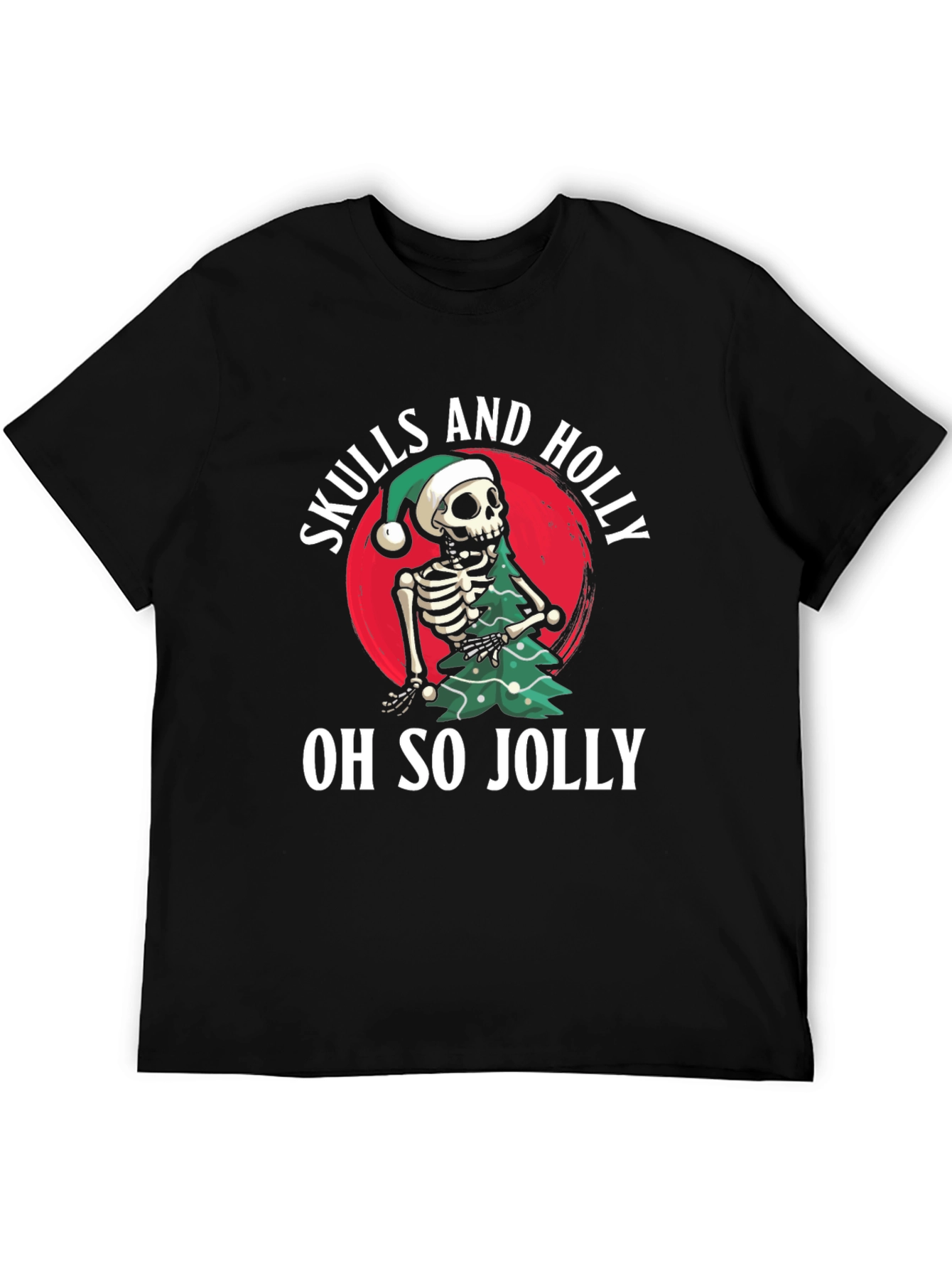 Skulls and Holly Oh So Jolly T-Shirt