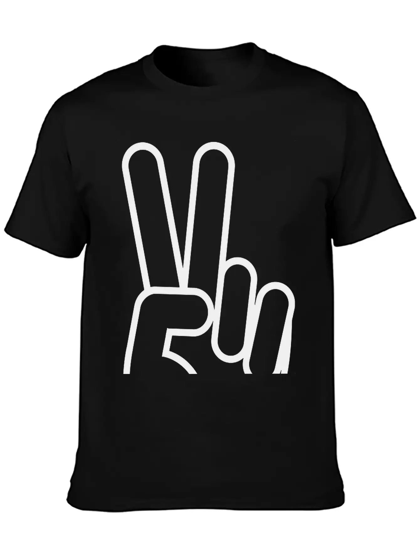 Victory_hand__f1 Lightweight Cotton T-Shirt – Daily Comfort Graphic Shirt
