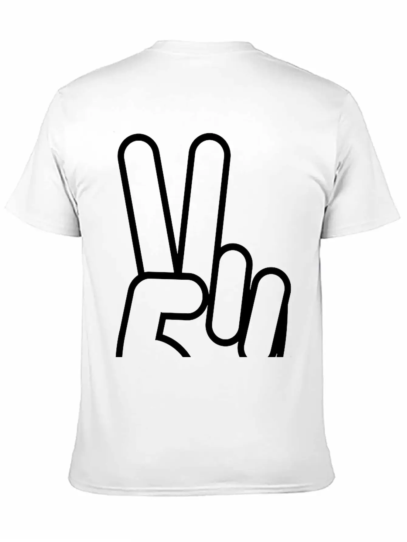 Victory_hand__f1 Lightweight Cotton T-Shirt – Daily Comfort Graphic Shirt