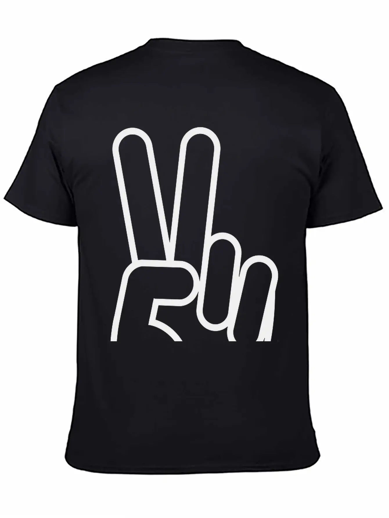 Victory_hand__f1 Lightweight Cotton T-Shirt – Daily Comfort Graphic Shirt