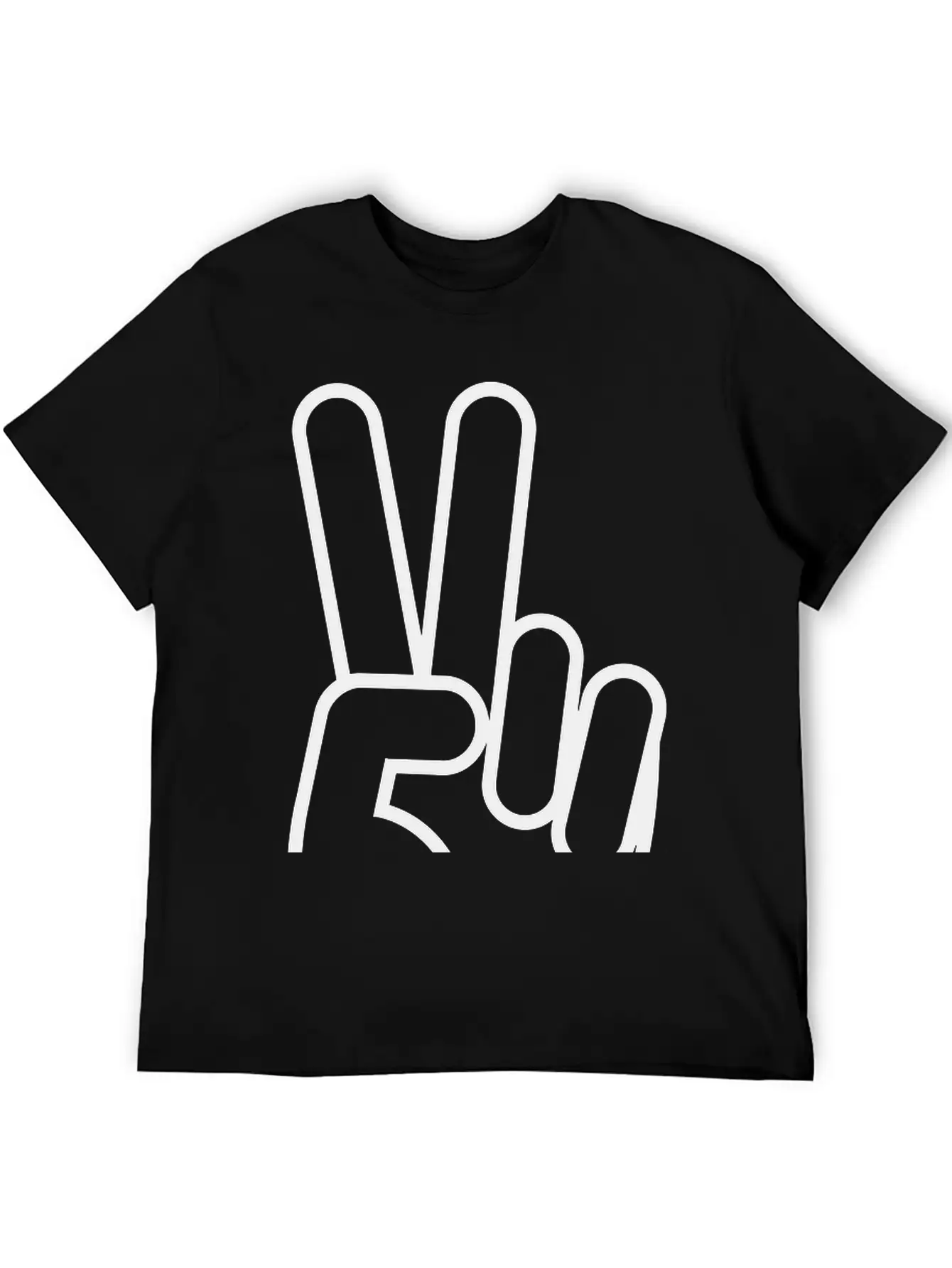 Victory_hand__f1 Lightweight Cotton T-Shirt – Daily Comfort Graphic Shirt