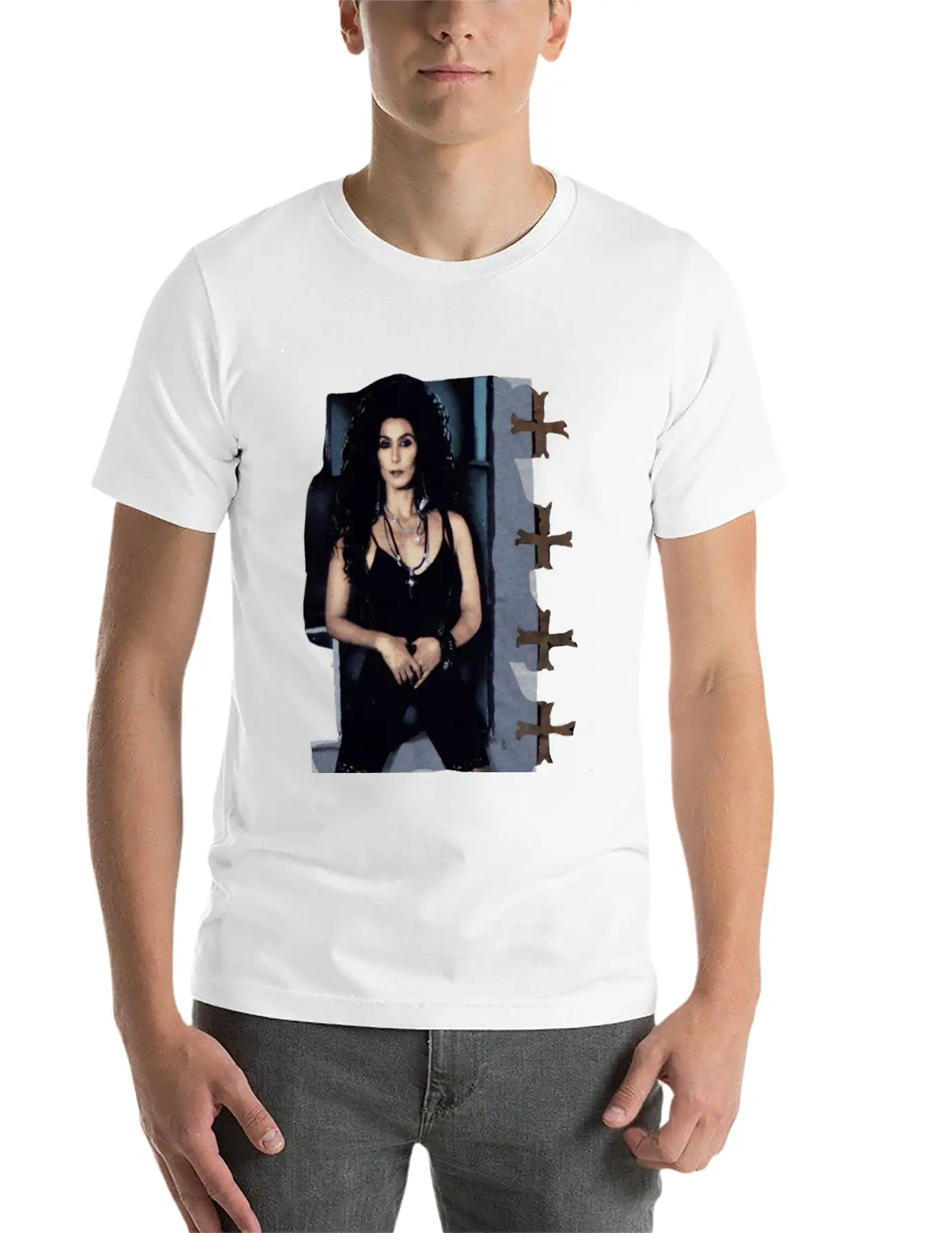 Vintage 1989 Cher Heart Of Stone Tour Shirt Lightweight Cotton T-Shirt – Daily Comfort Graphic Shirt
